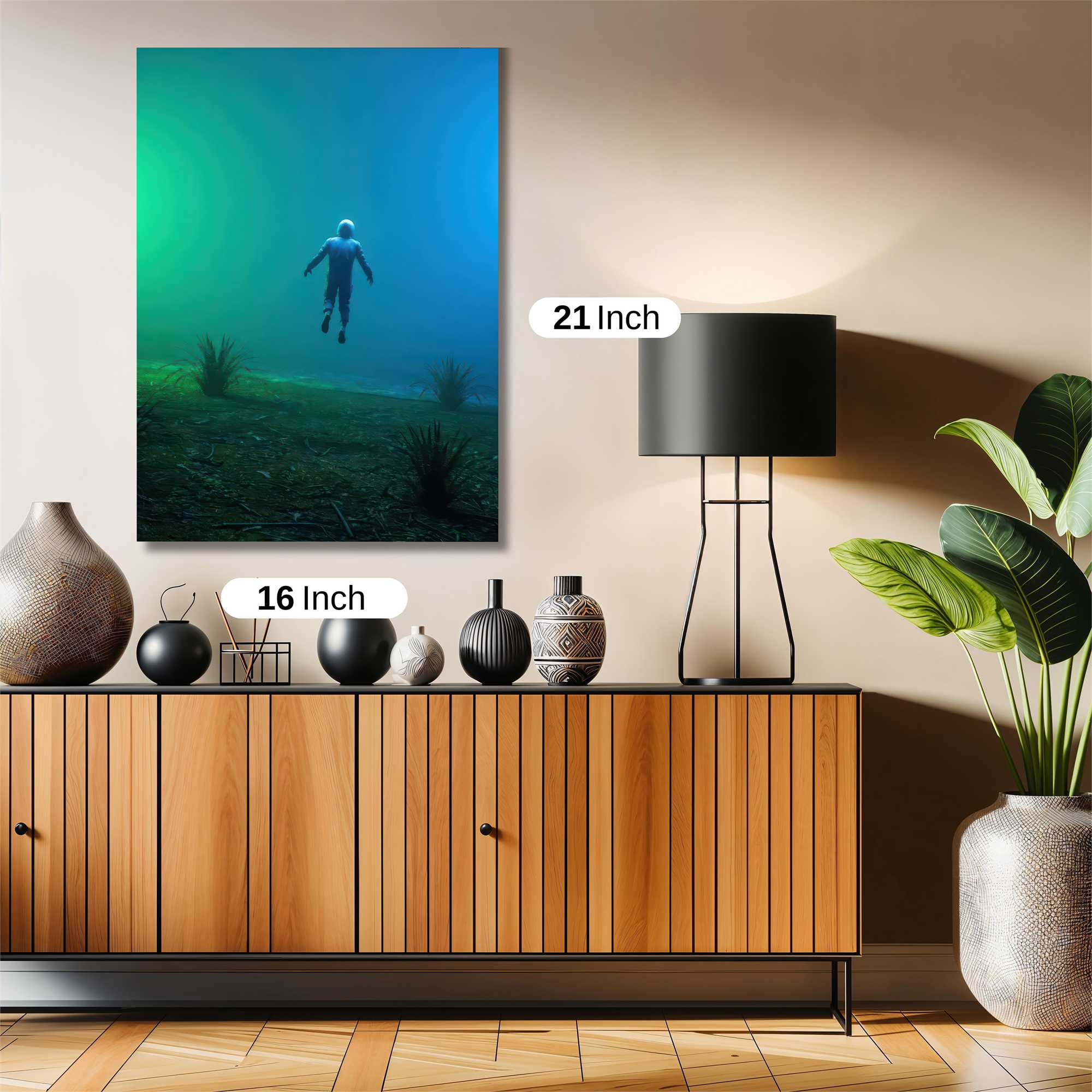 Astronaut Adrift Safe Wall Magnetic / M