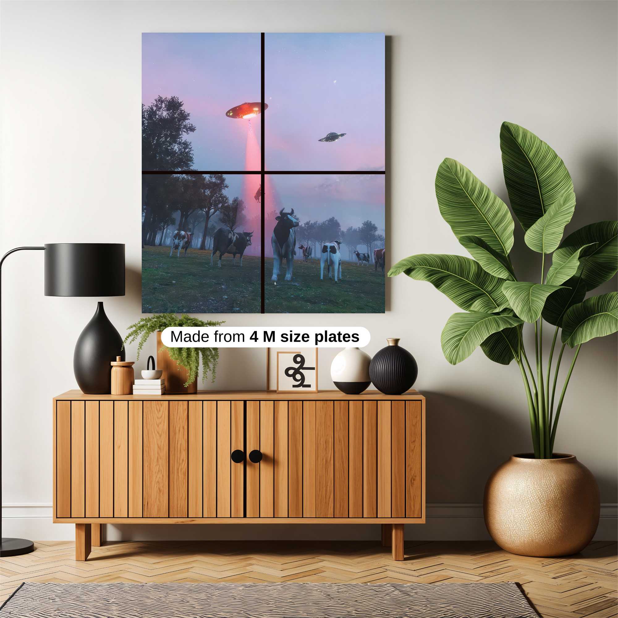UFO Abduction Safe Wall Magnetic / M