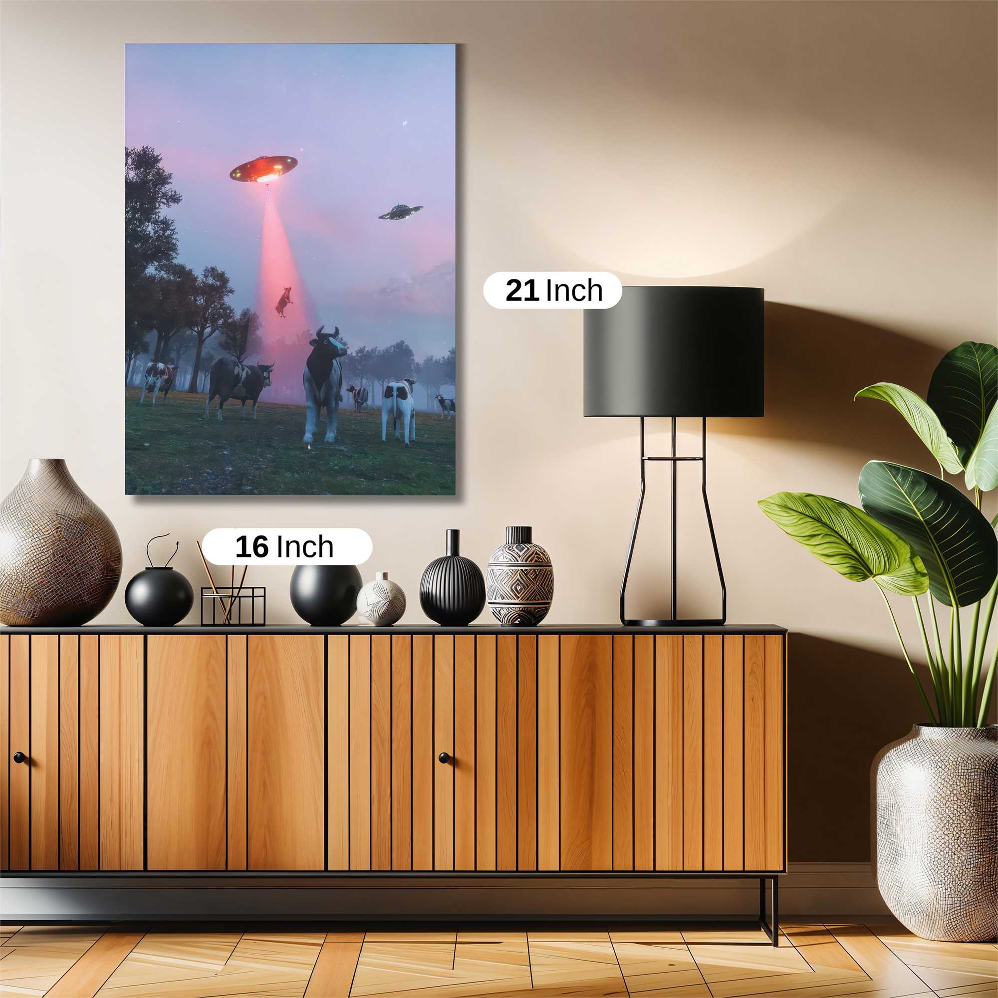 UFO Abduction Safe Wall Magnetic / M