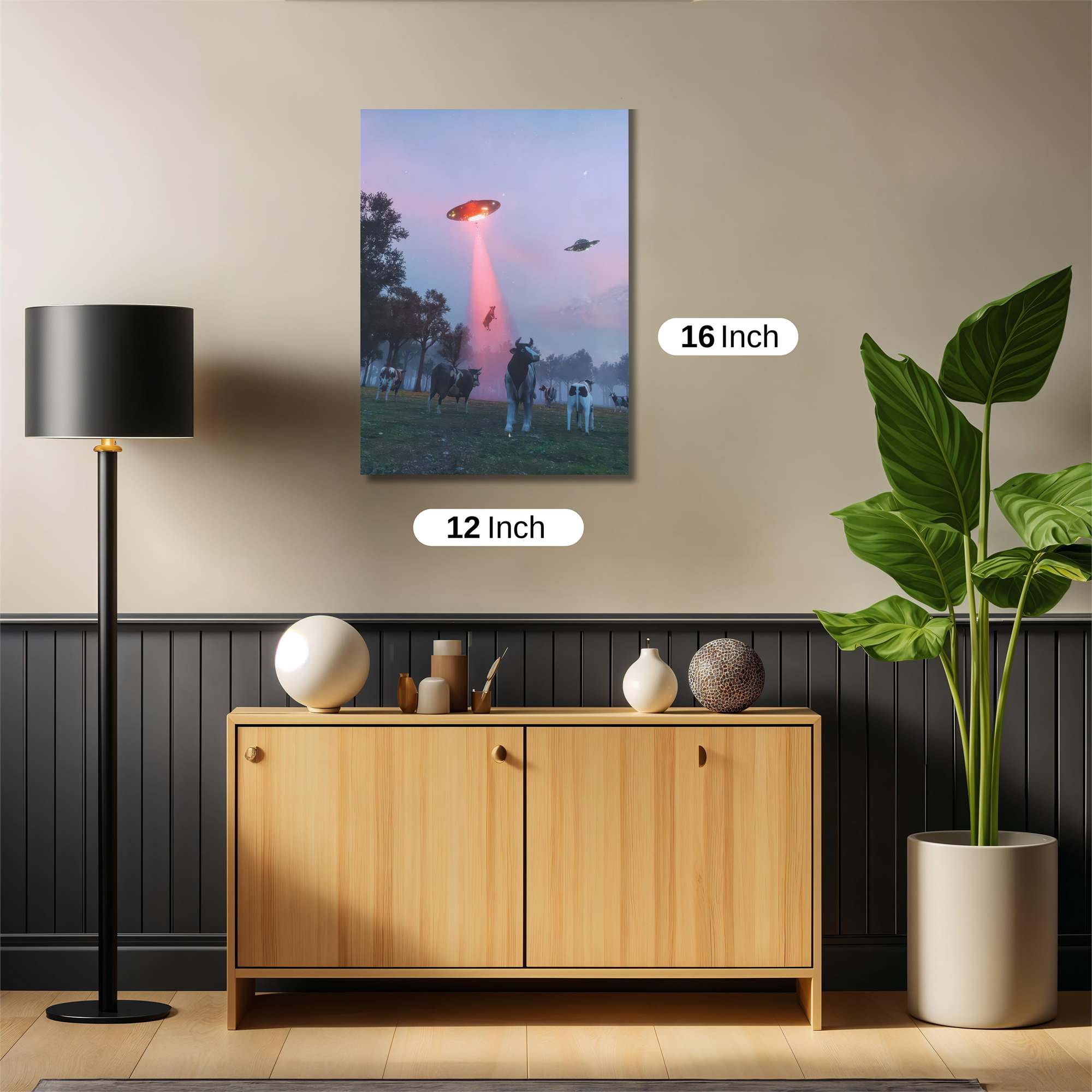 UFO Abduction Safe Wall Magnetic / M