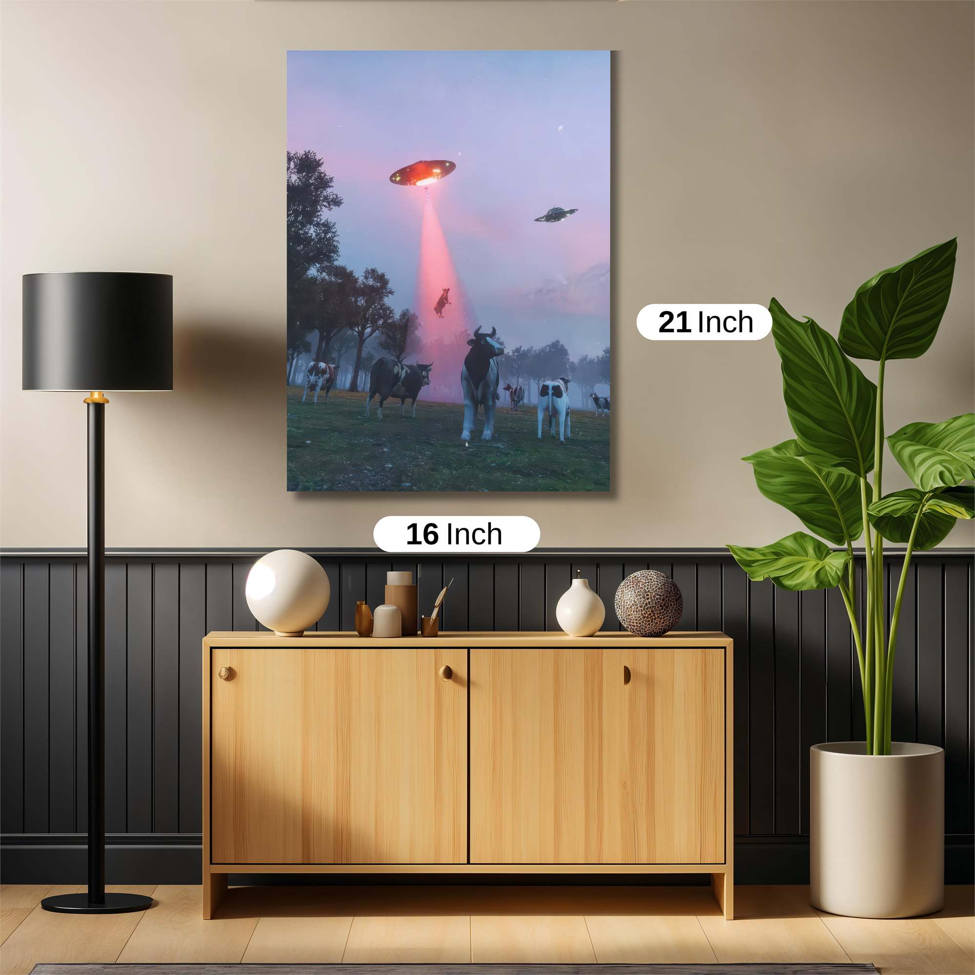 UFO Abduction Safe Wall Magnetic / M