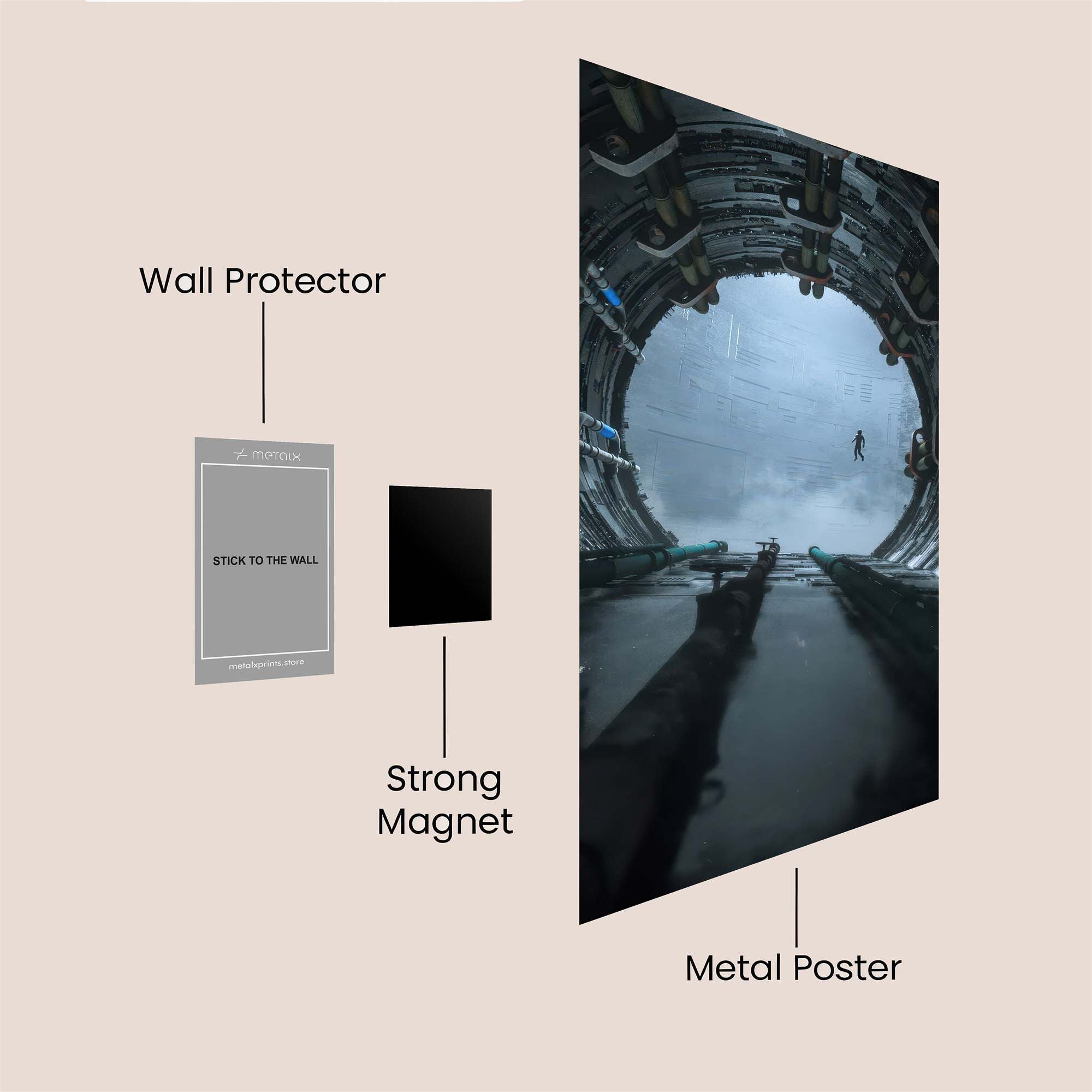 Void Descent Safe Wall Magnetic / M