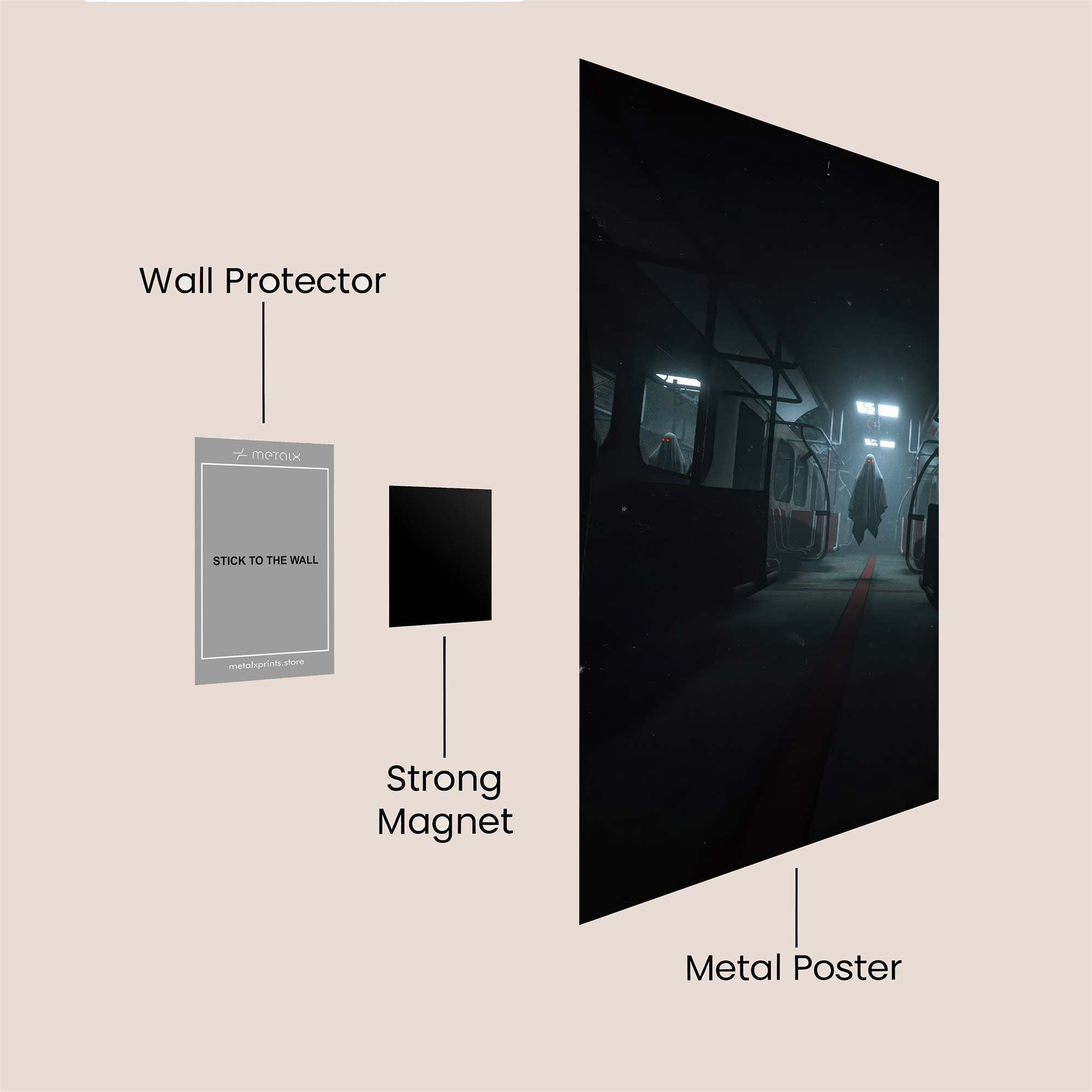 Ghostly Echo Safe Wall Magnetic / M