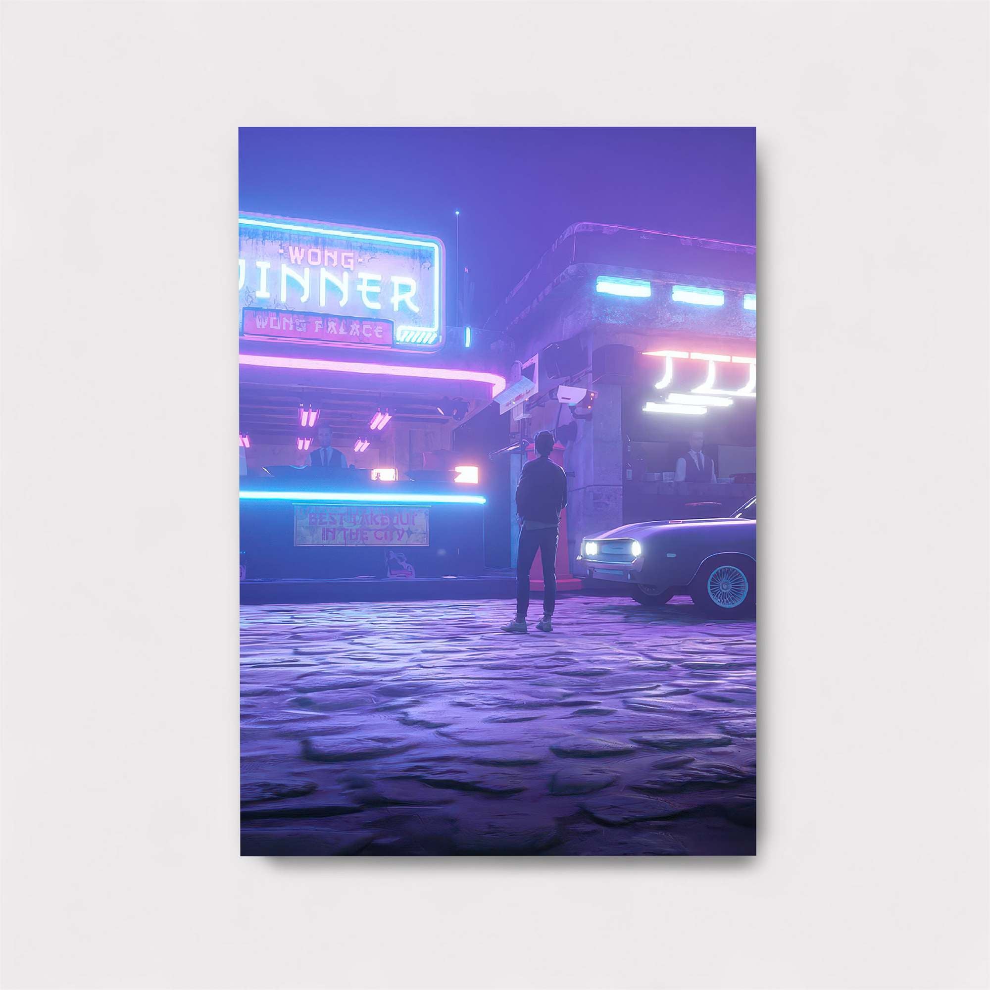 Neon Solitude Safe Wall Magnetic / M