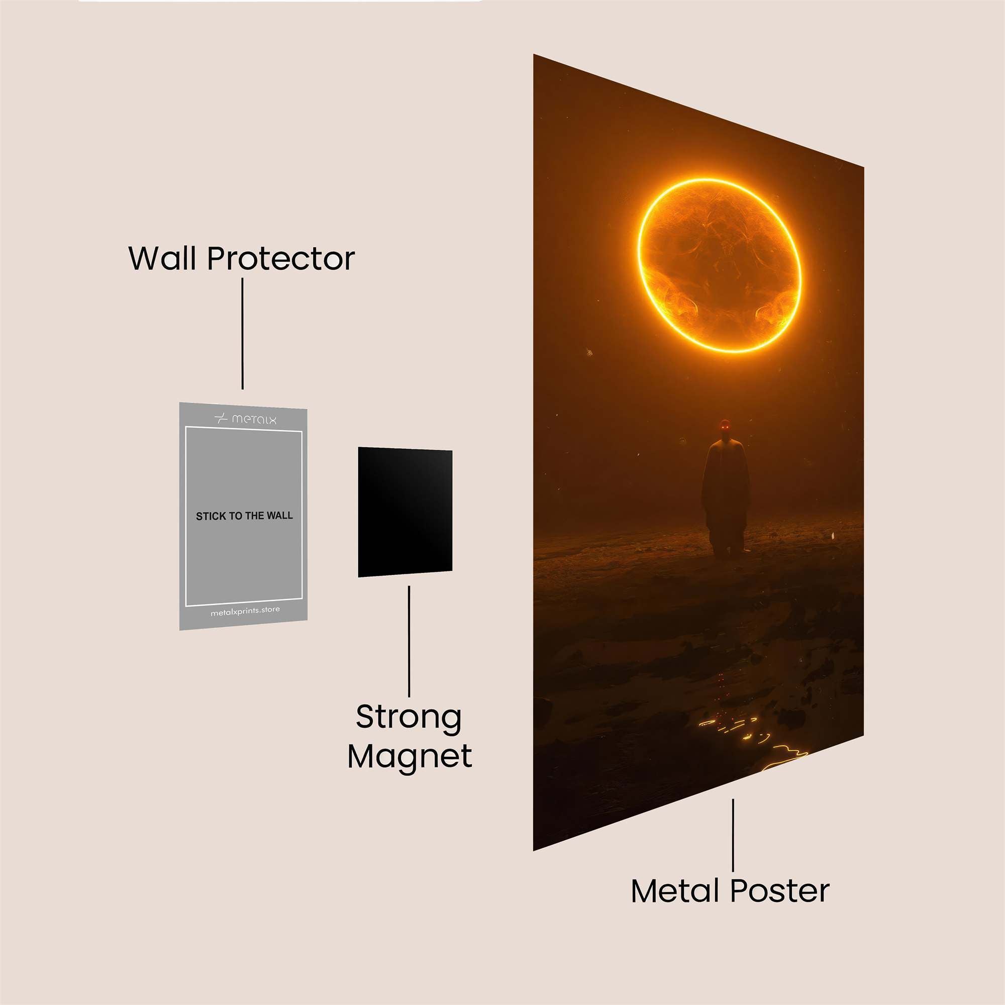 Solar Enigma Safe Wall Magnetic / M