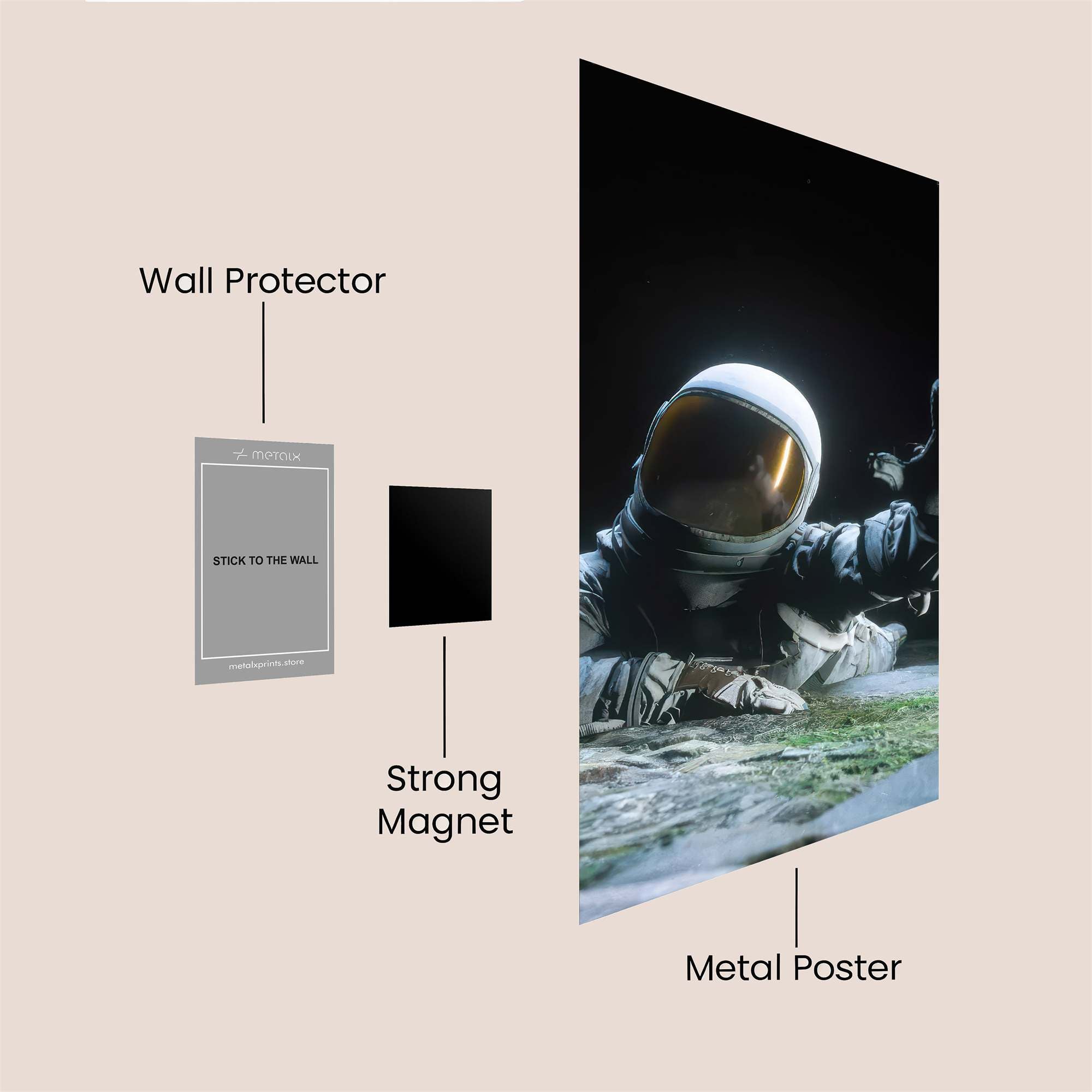 Armstrong Elated Safe Wall Magnetic / M