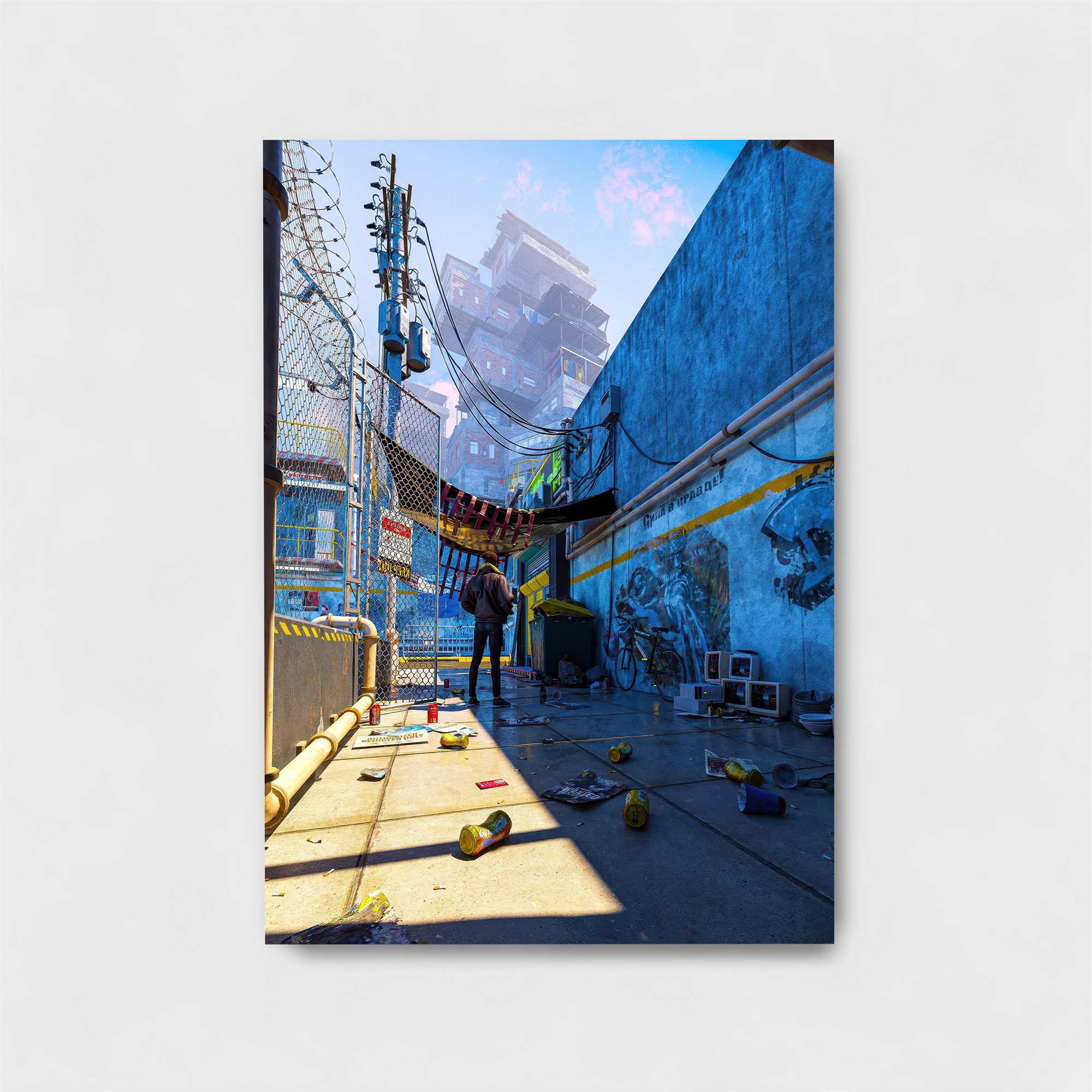 Cyberpunk Desolation Safe Wall Magnetic / M
