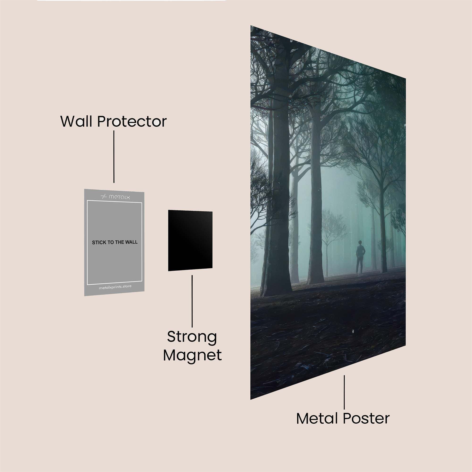 Forest Enigma Safe Wall Magnetic / M