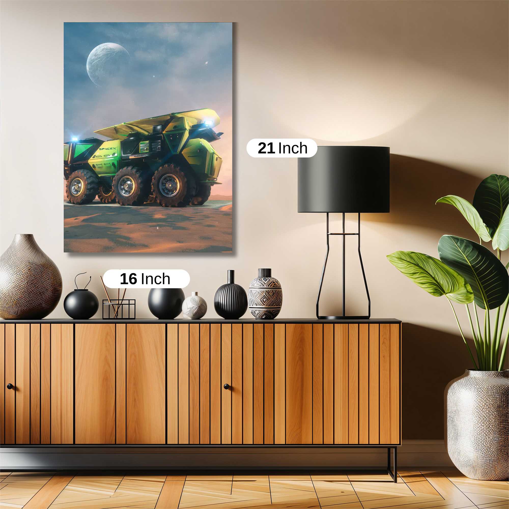 Moon Rover Safe Wall Magnetic / M