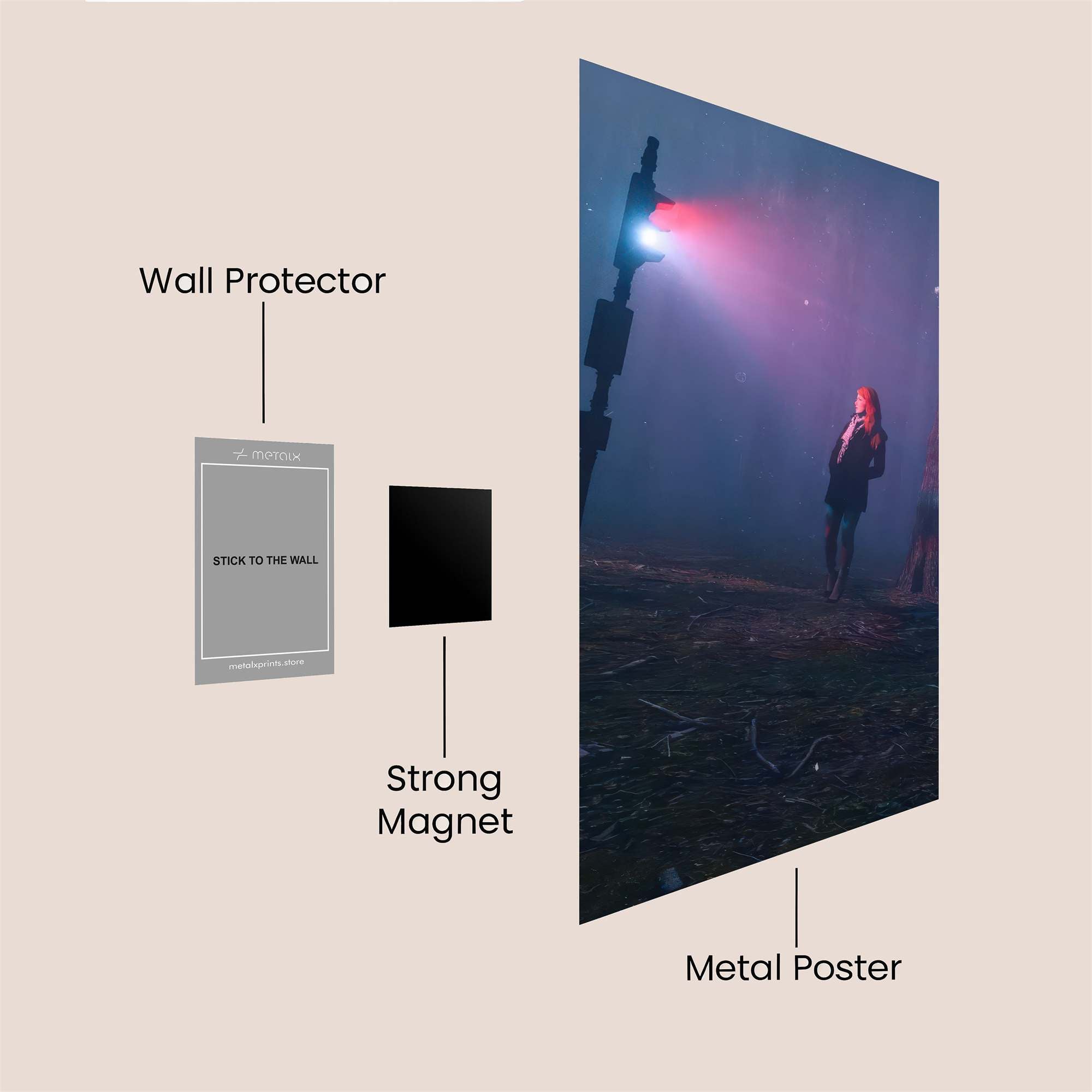 Fogbound Mystery Safe Wall Magnetic / M