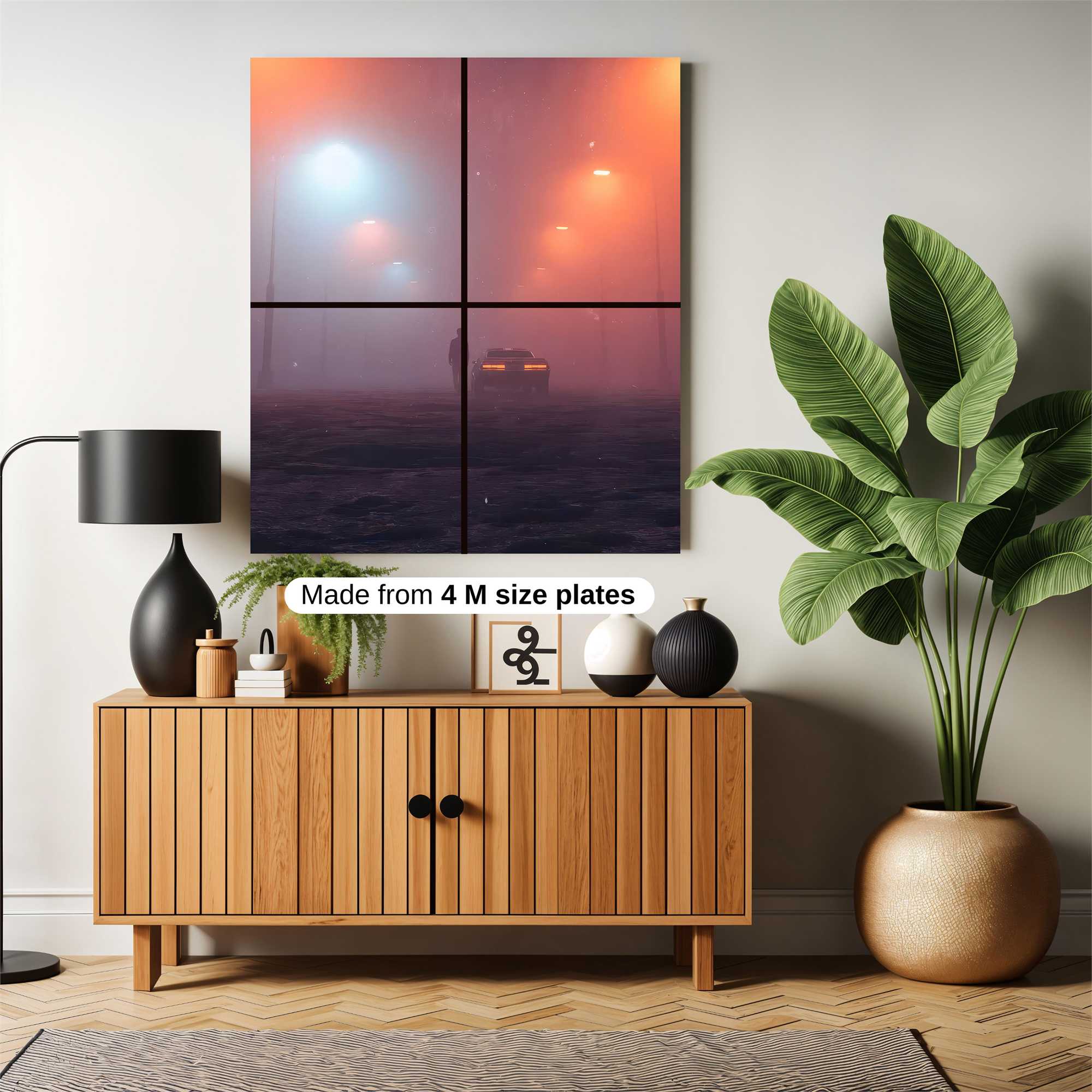 Foggy Solitude Safe Wall Magnetic / M