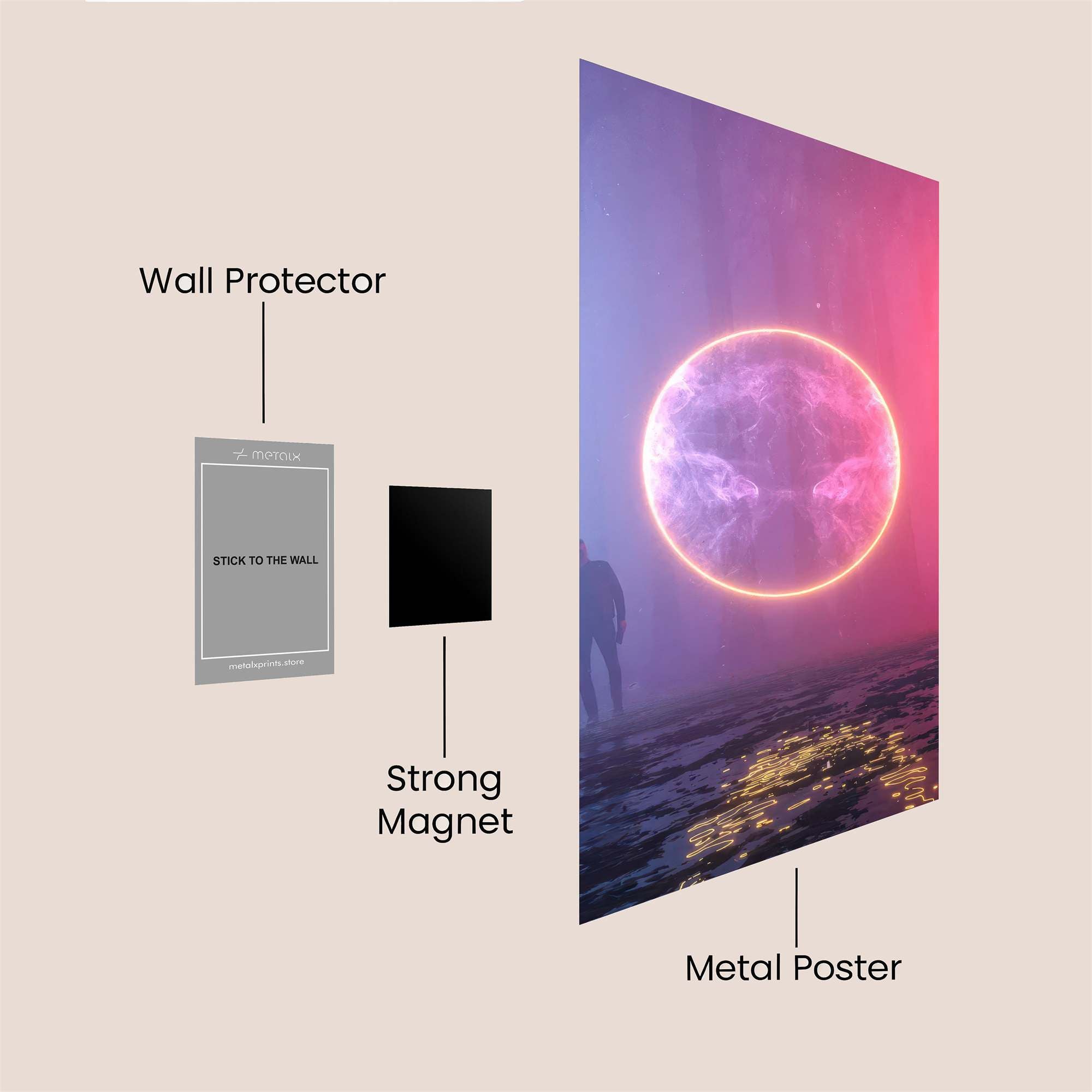 Portal Dream Safe Wall Magnetic / M