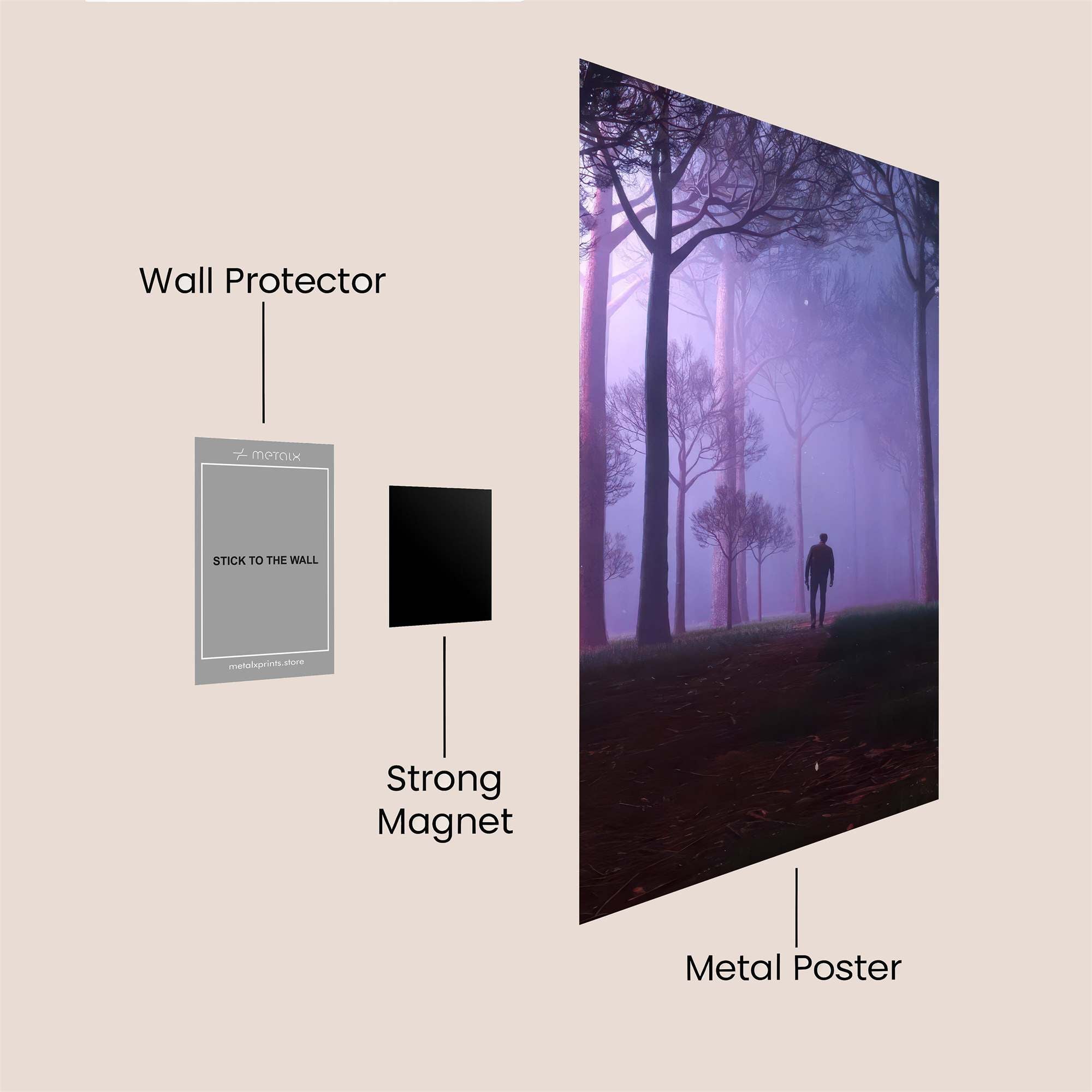 Forest Whisper Safe Wall Magnetic / M