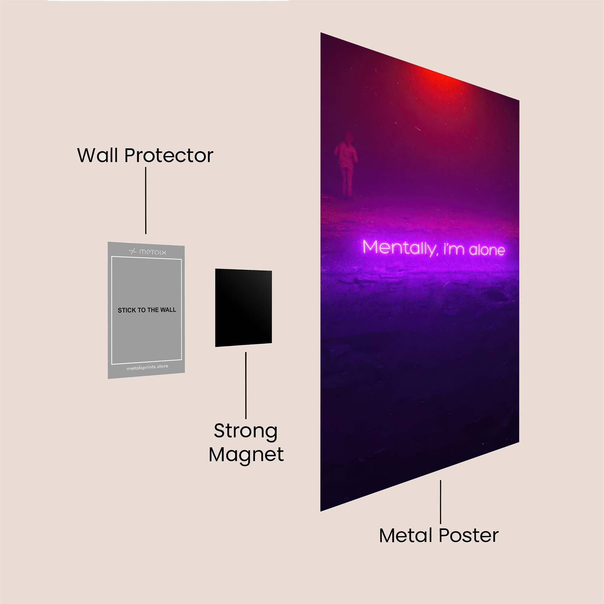 Isolation Echo Safe Wall Magnetic / M