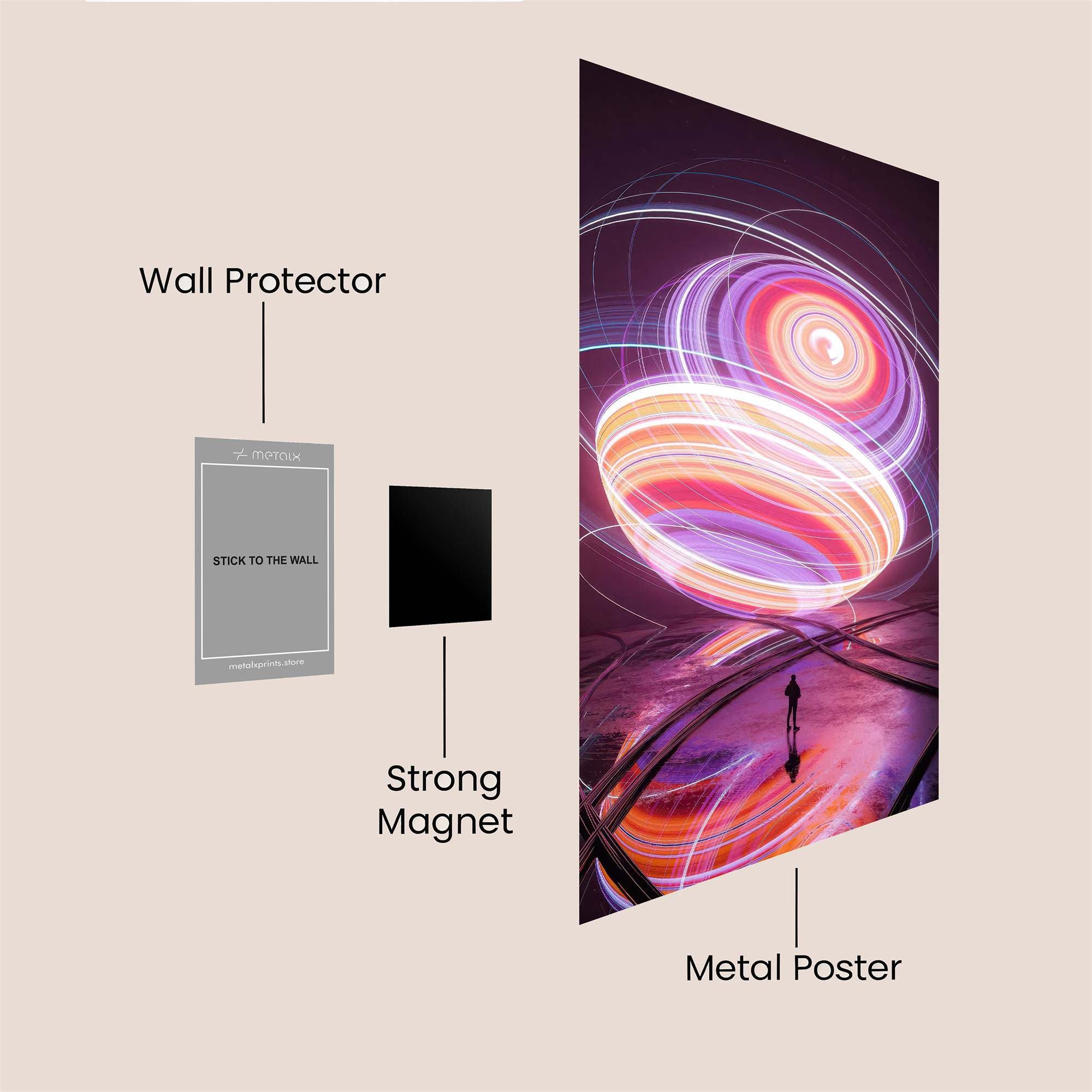 Cosmic Wonder Safe Wall Magnetic / M