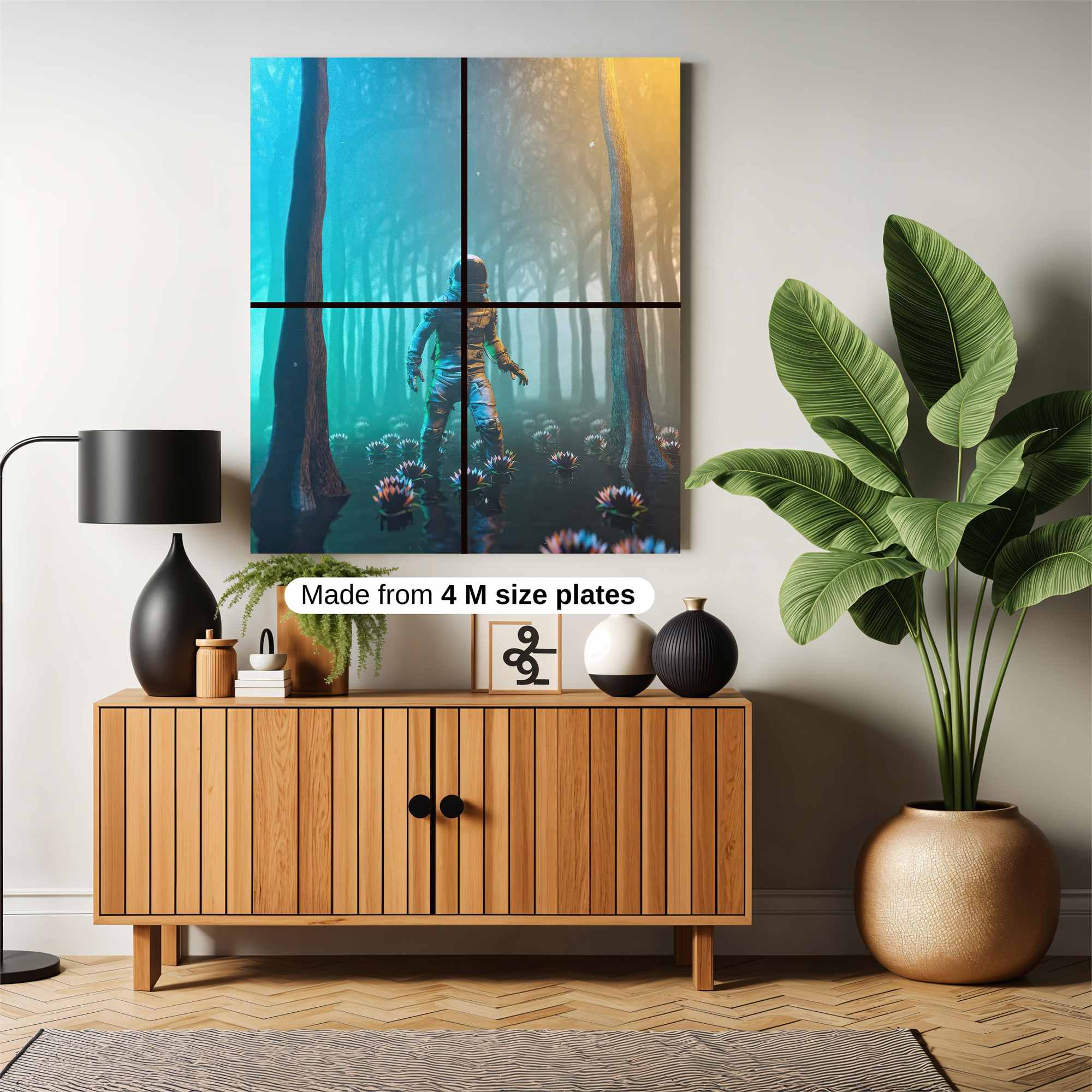 Astronaut Dreamscape Safe Wall Magnetic / M