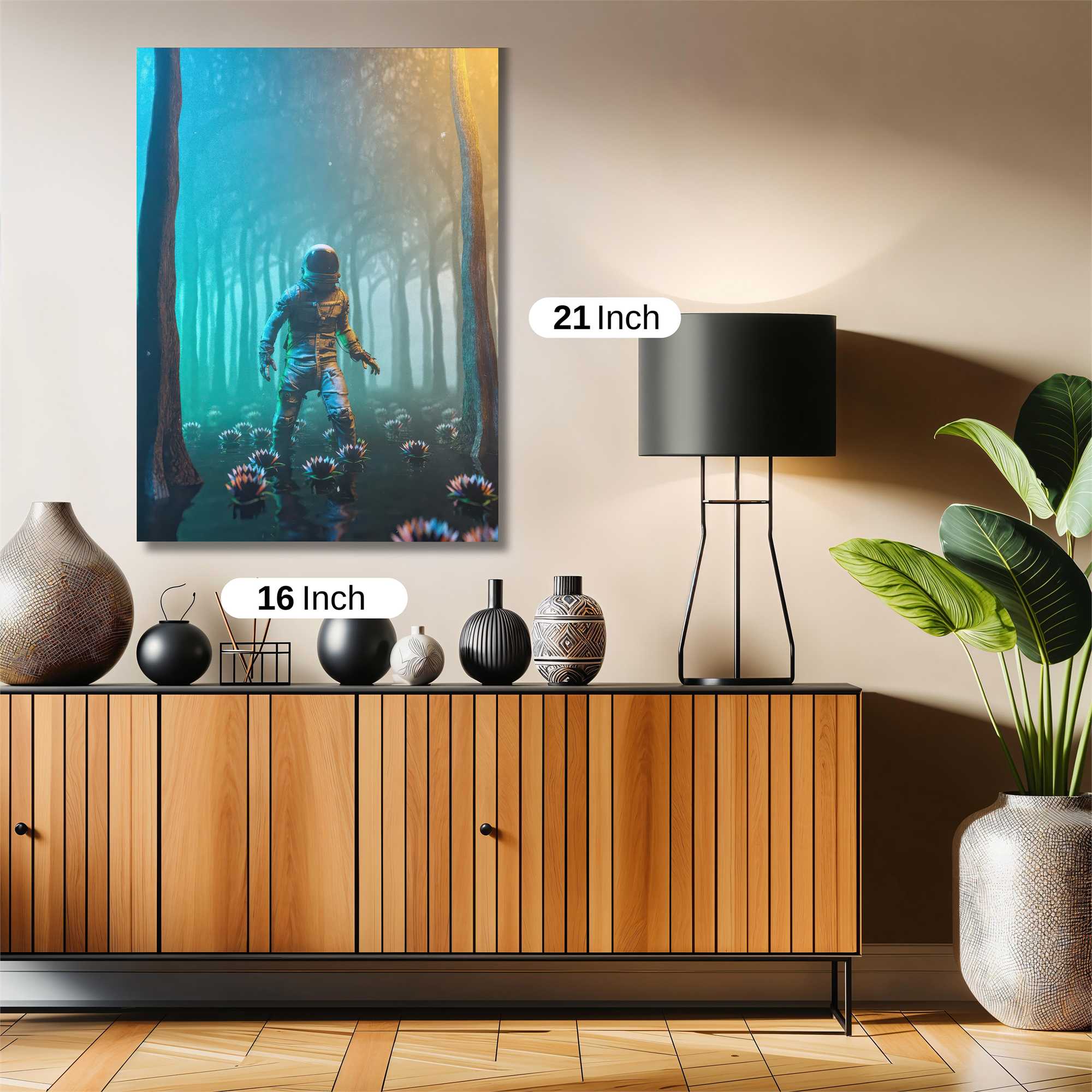 Astronaut Dreamscape Safe Wall Magnetic / M