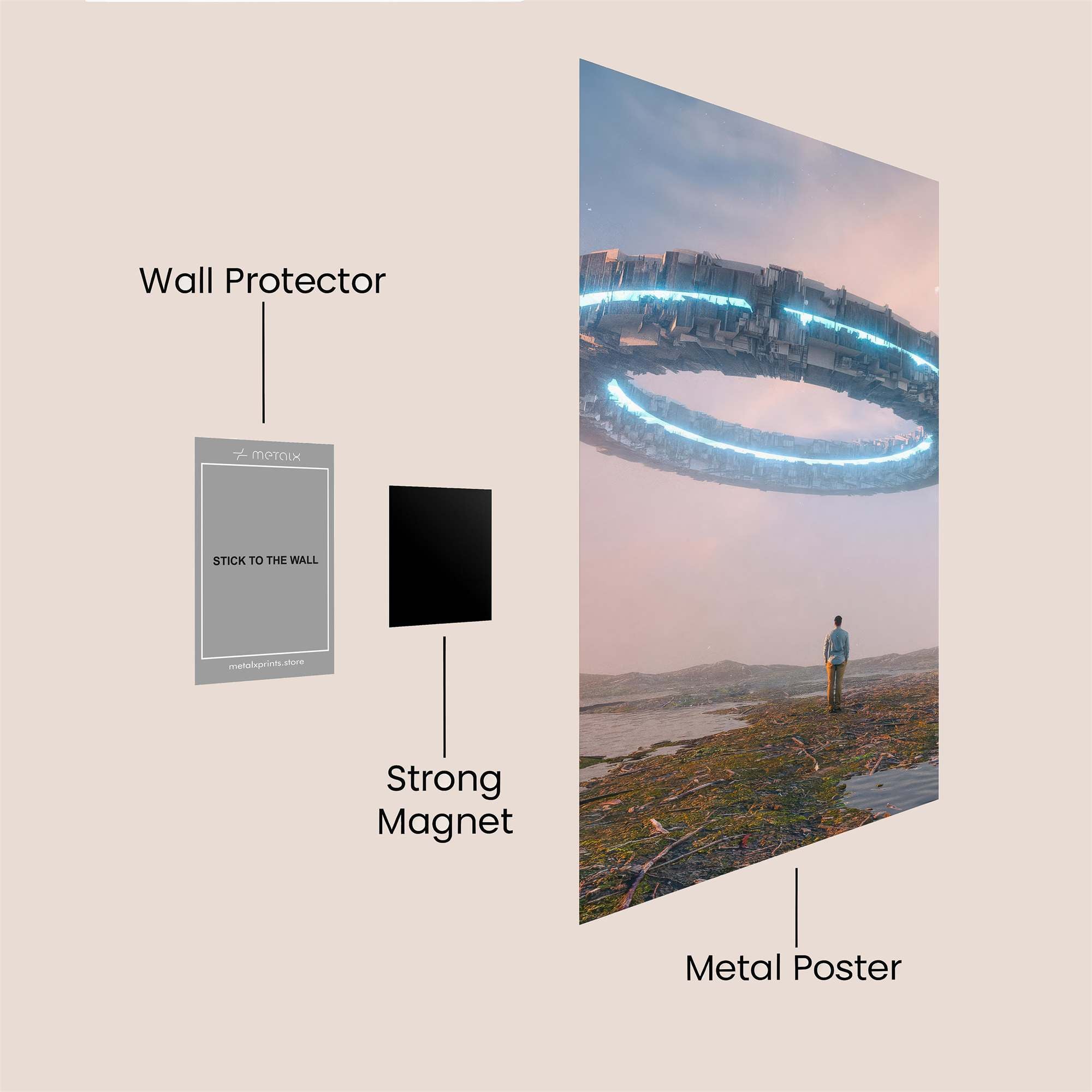 Alien Serenity Safe Wall Magnetic / M