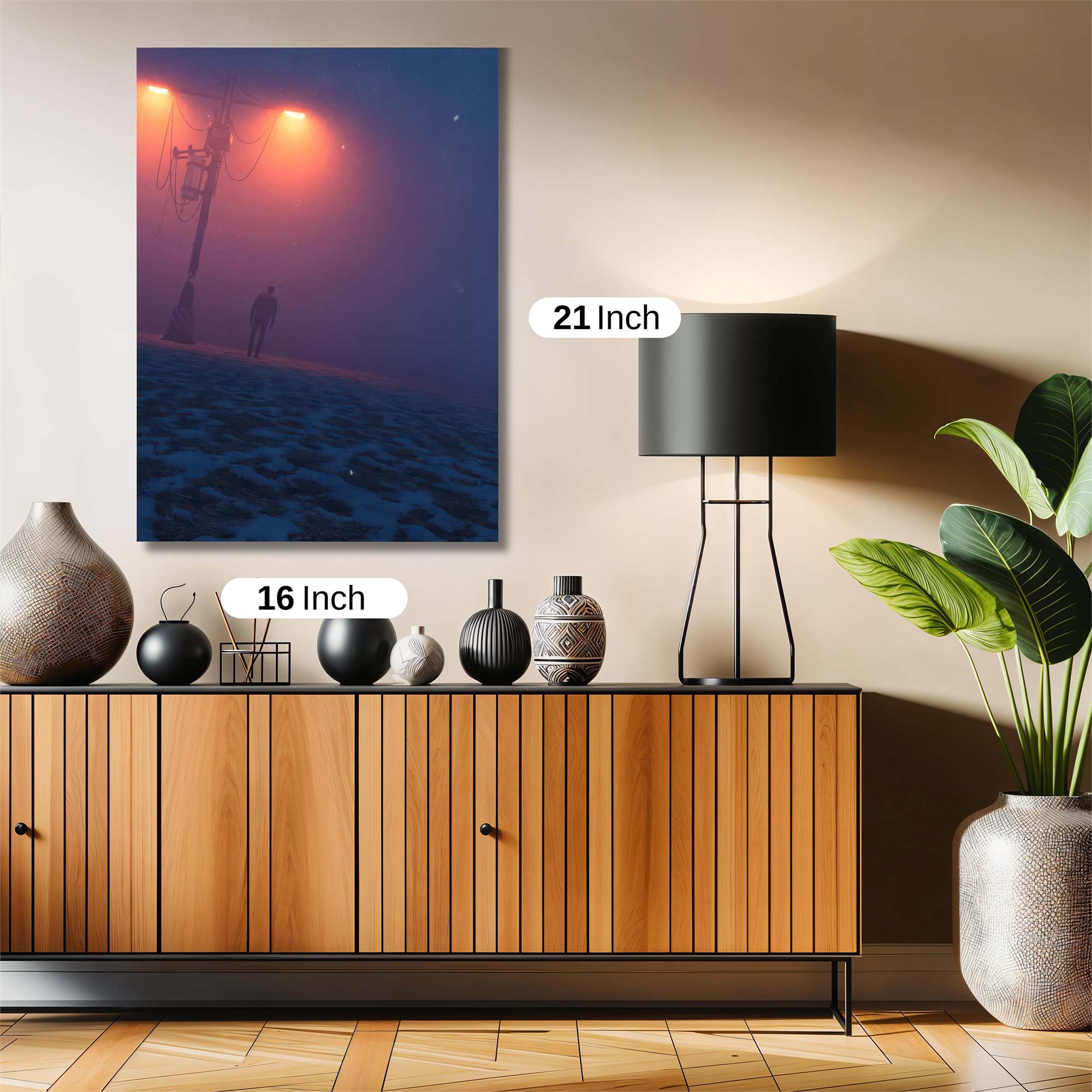 Foggy Solitude Safe Wall Magnetic / M