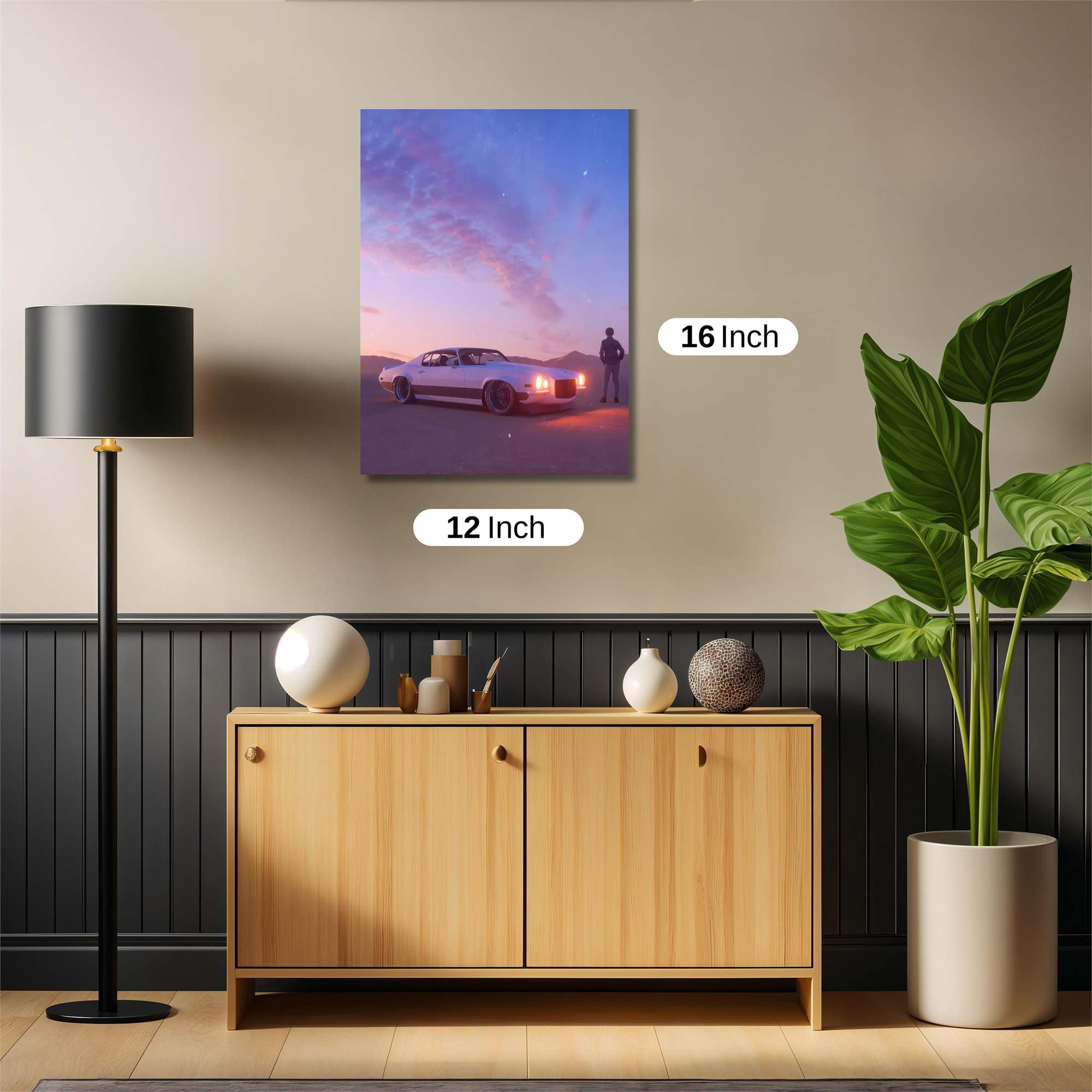 Camaro Contemplation Safe Wall Magnetic / M