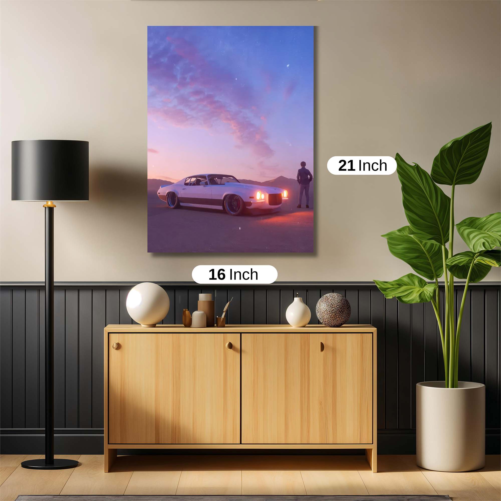 Camaro Contemplation Safe Wall Magnetic / M