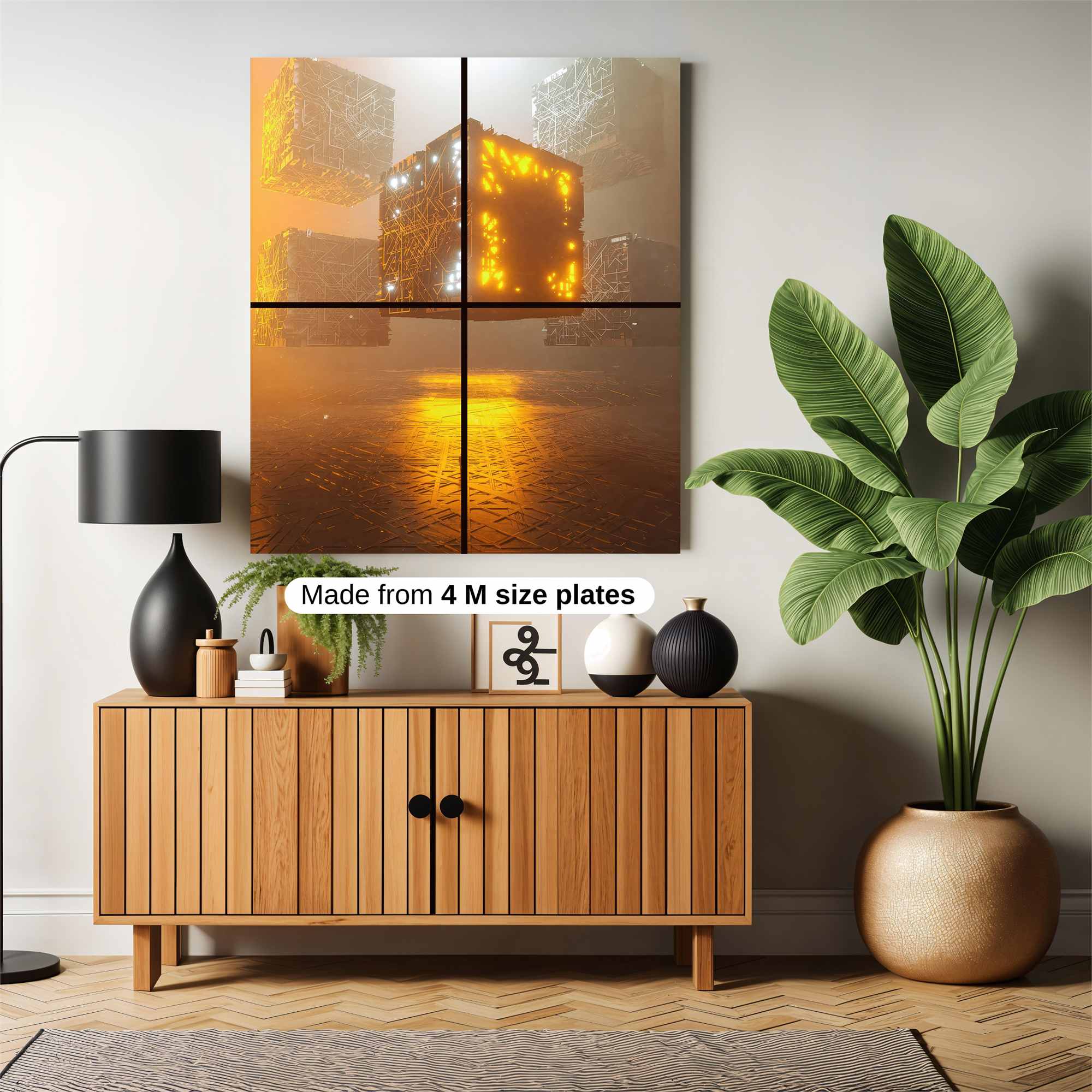 Cube Enigmatic Safe Wall Magnetic / M