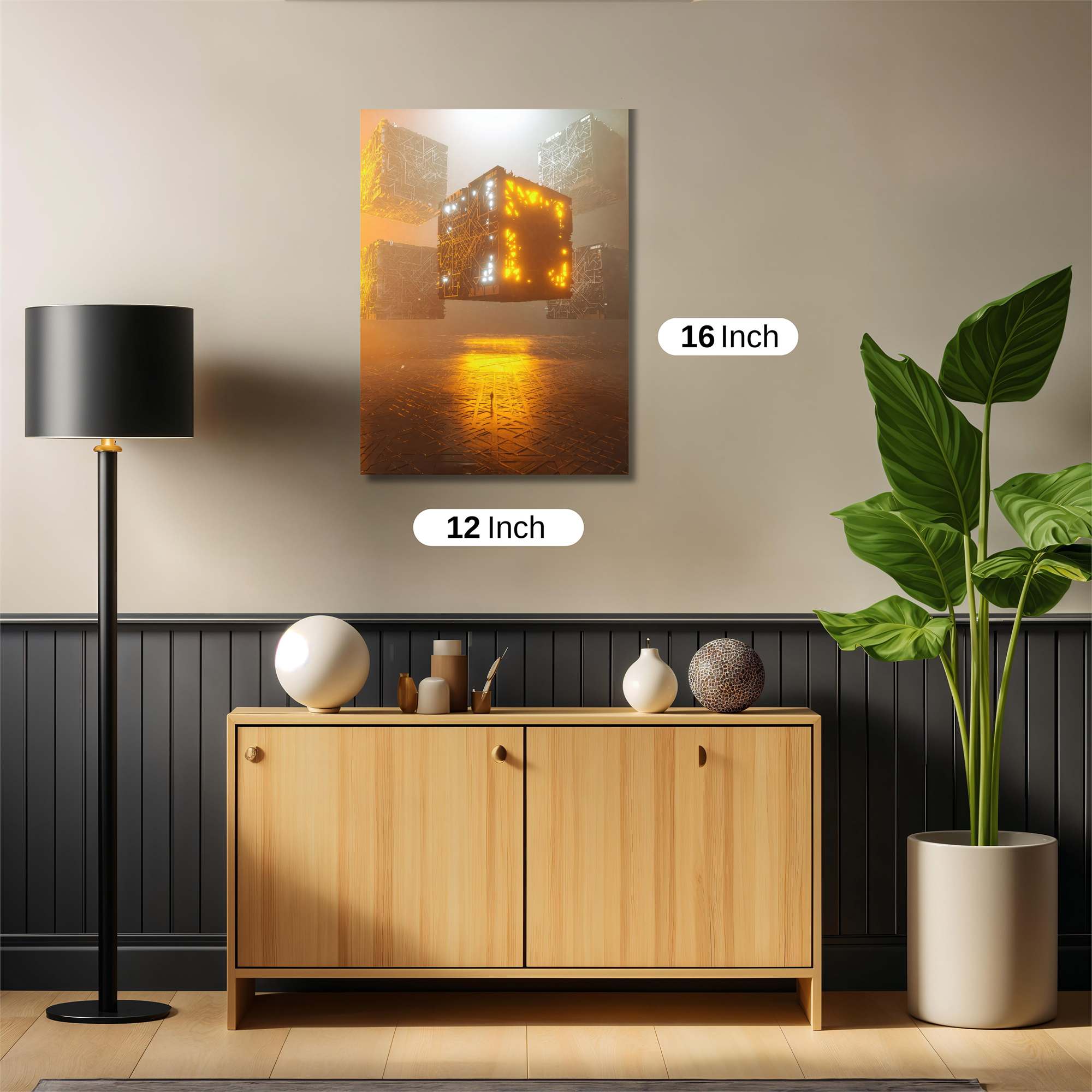 Cube Enigmatic Safe Wall Magnetic / M