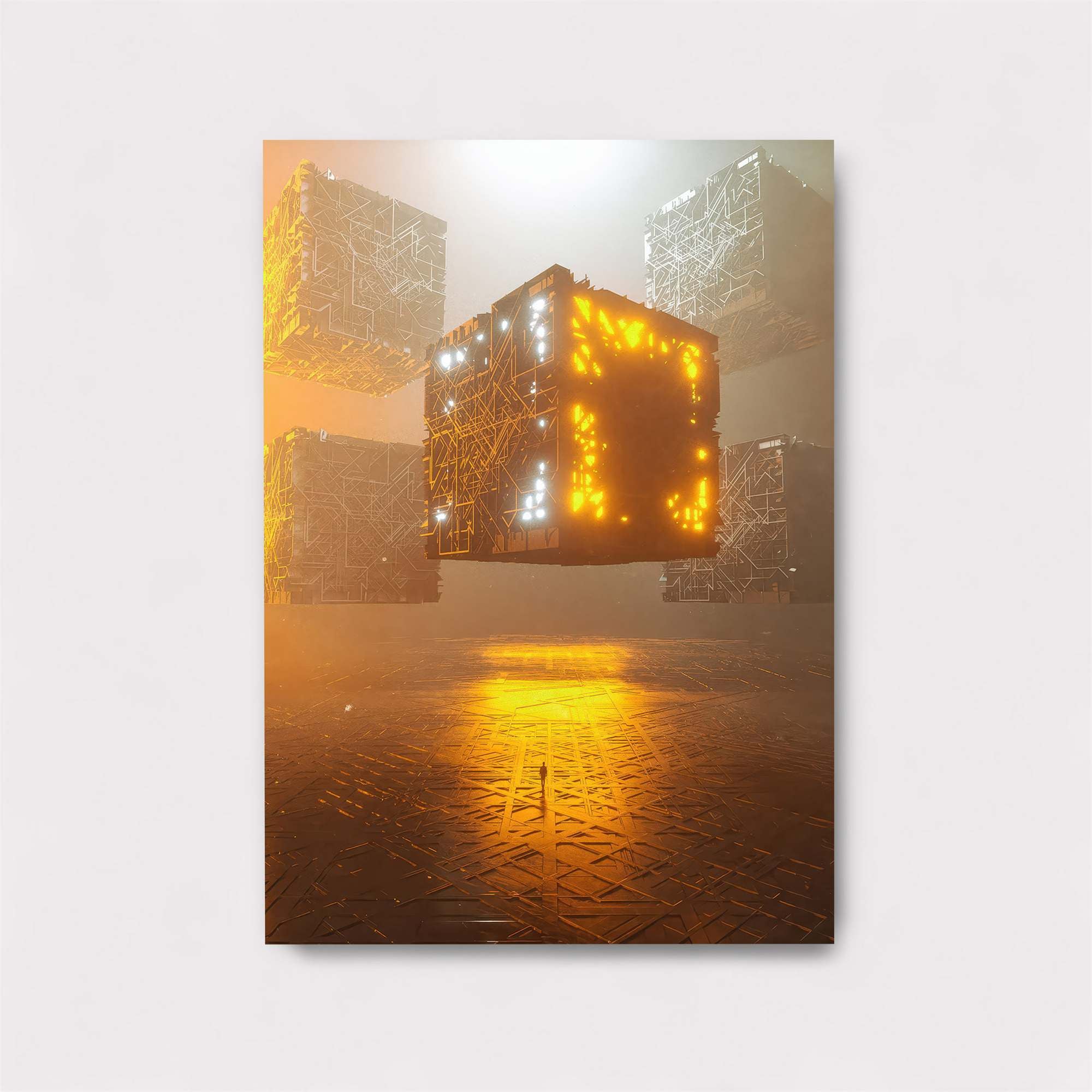 Cube Enigmatic Safe Wall Magnetic / M