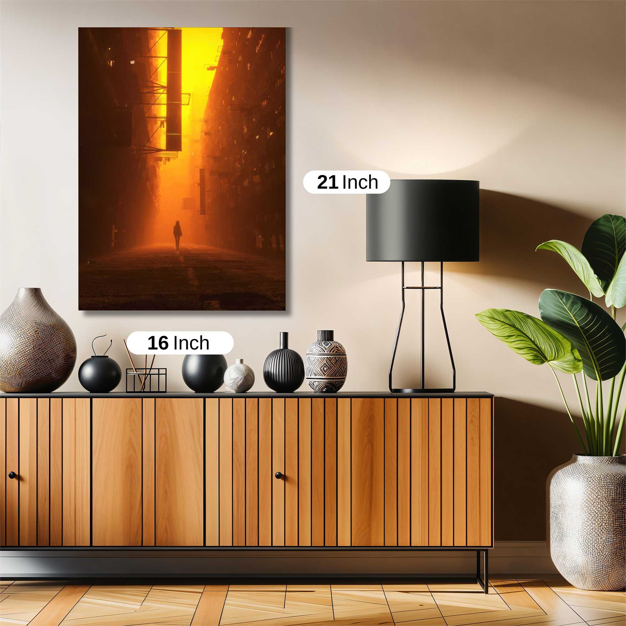 Neon Solitude Safe Wall Magnetic / M