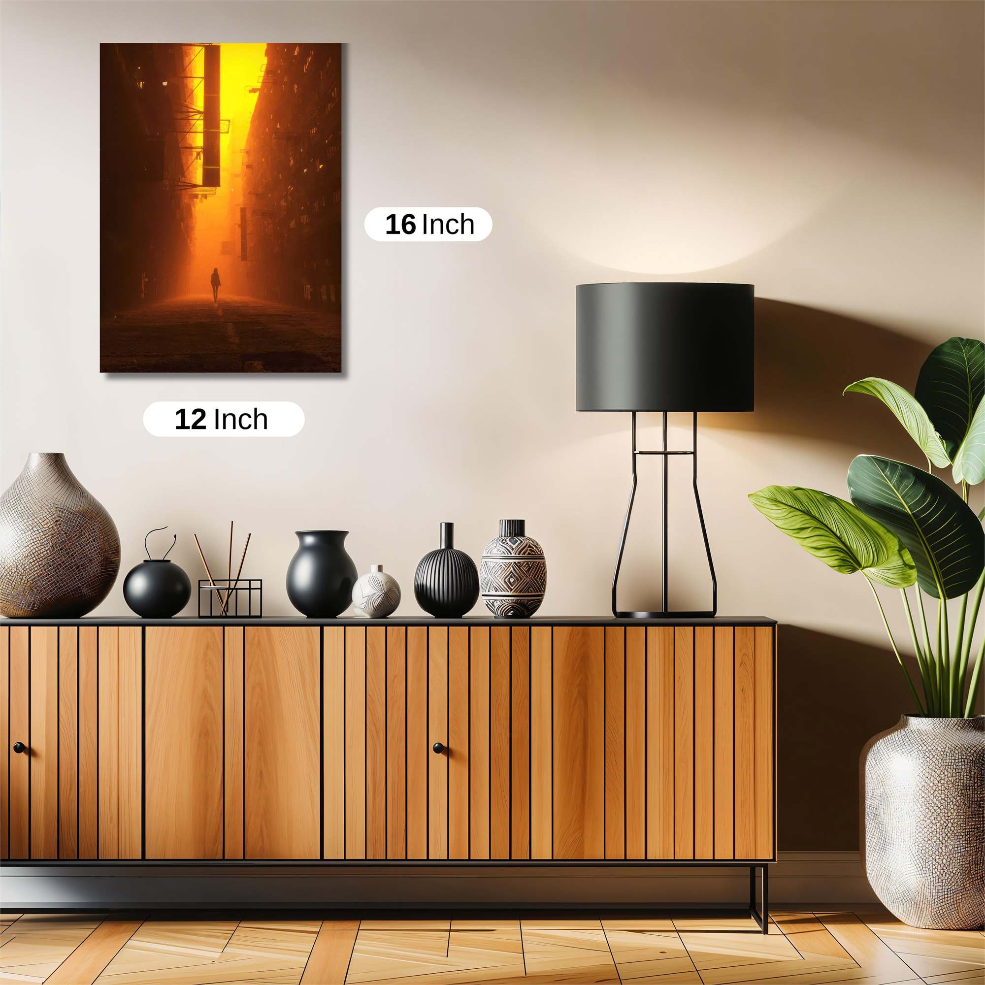 Neon Solitude Safe Wall Magnetic / M