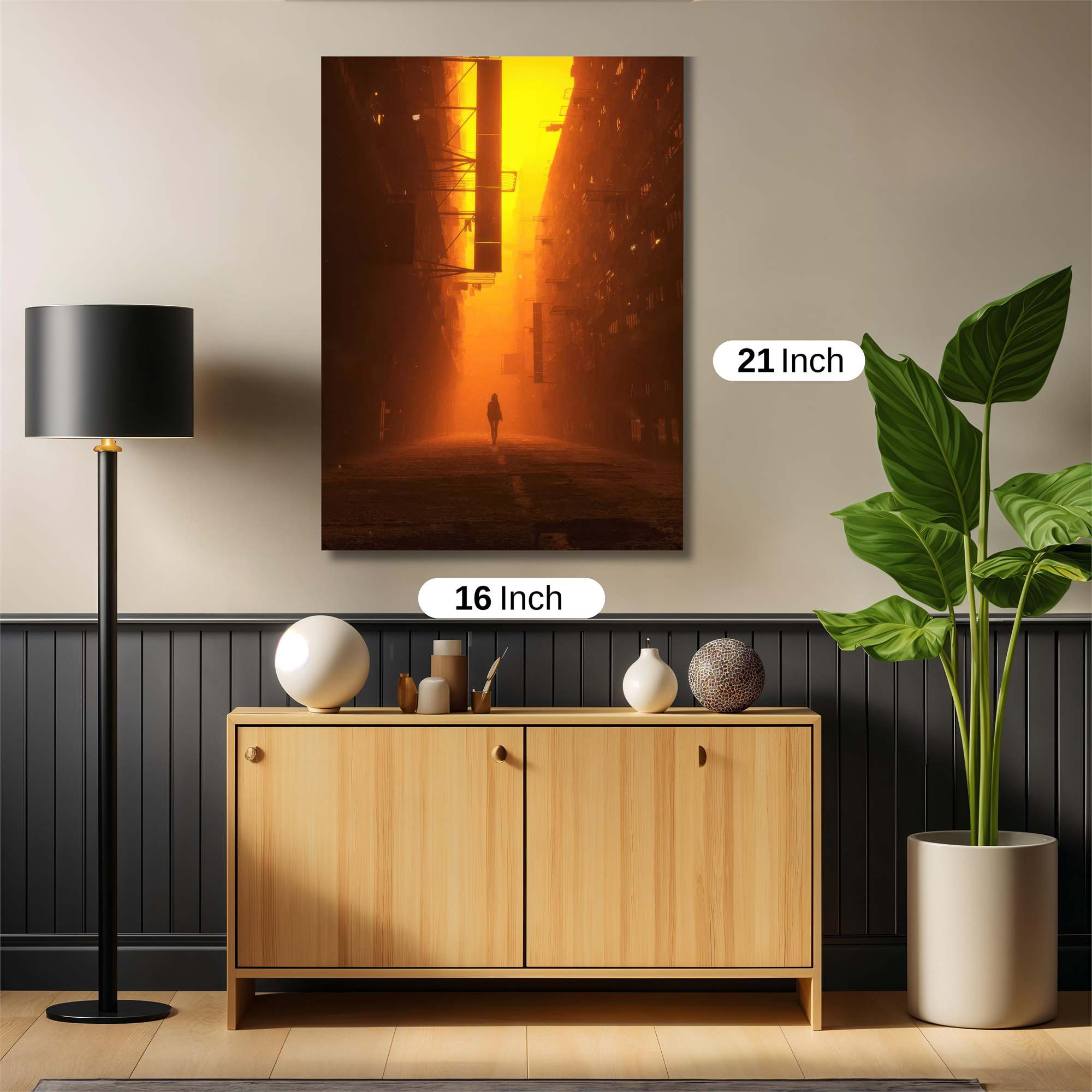 Neon Solitude Safe Wall Magnetic / M