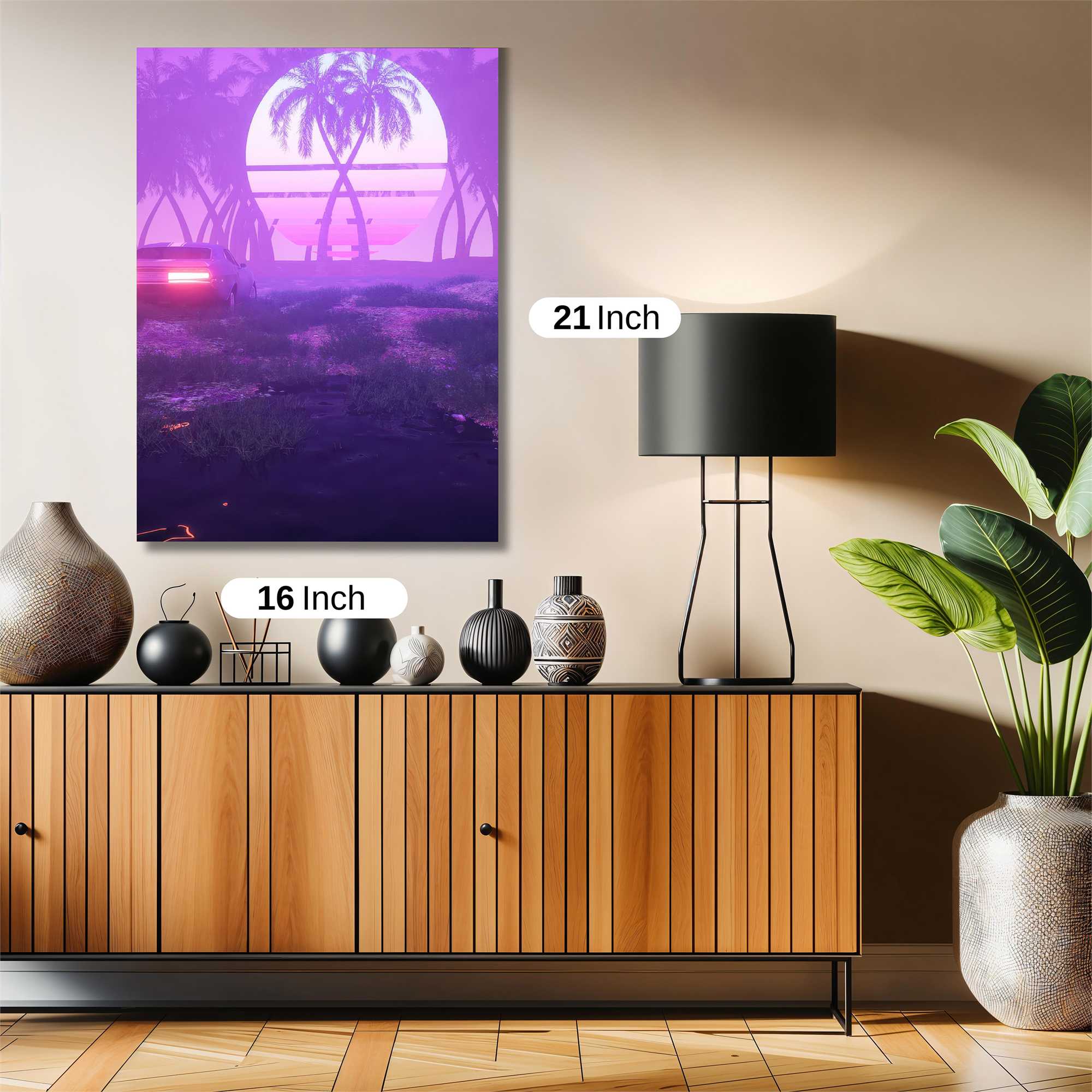 Sunset Serenity Safe Wall Magnetic / M