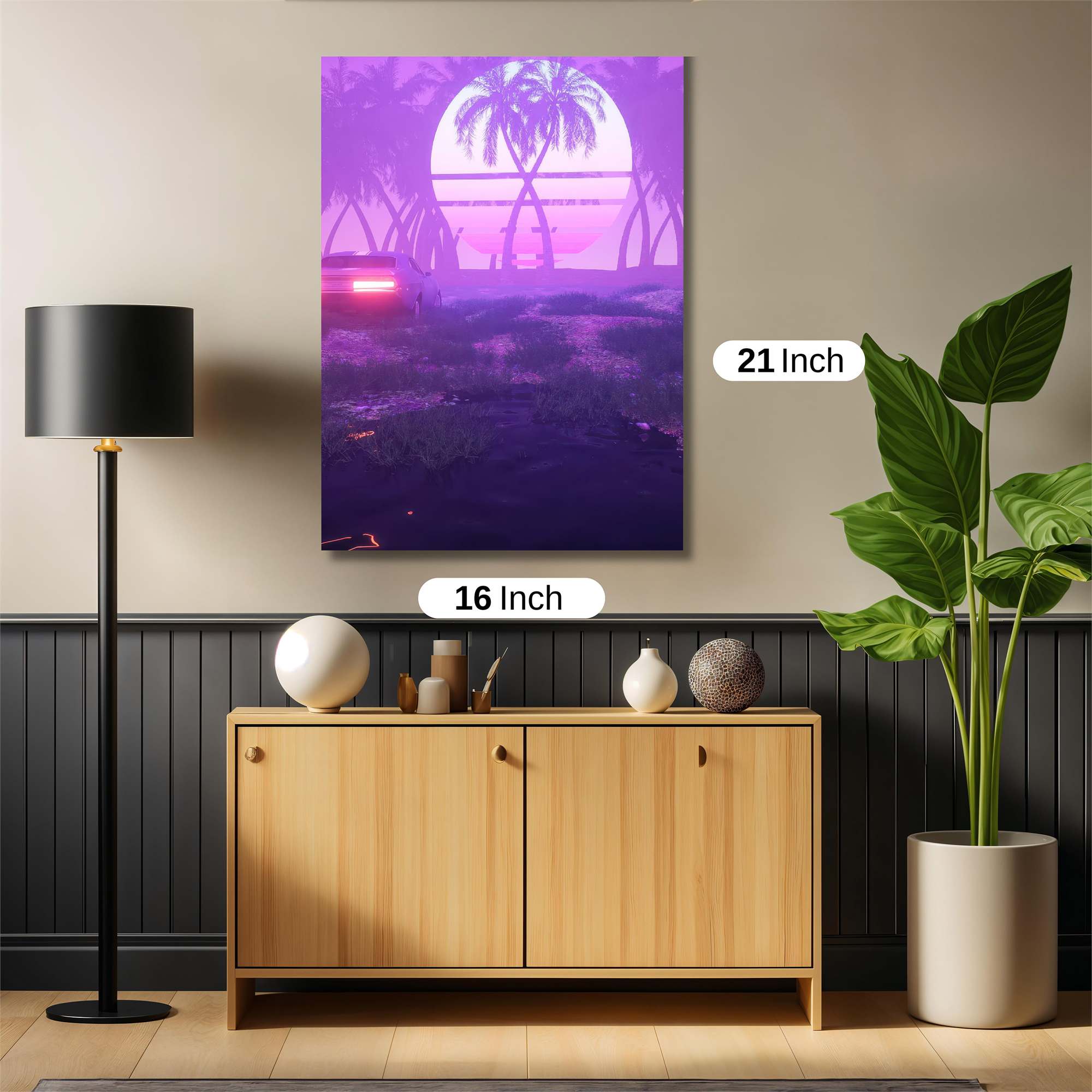 Sunset Serenity Safe Wall Magnetic / M