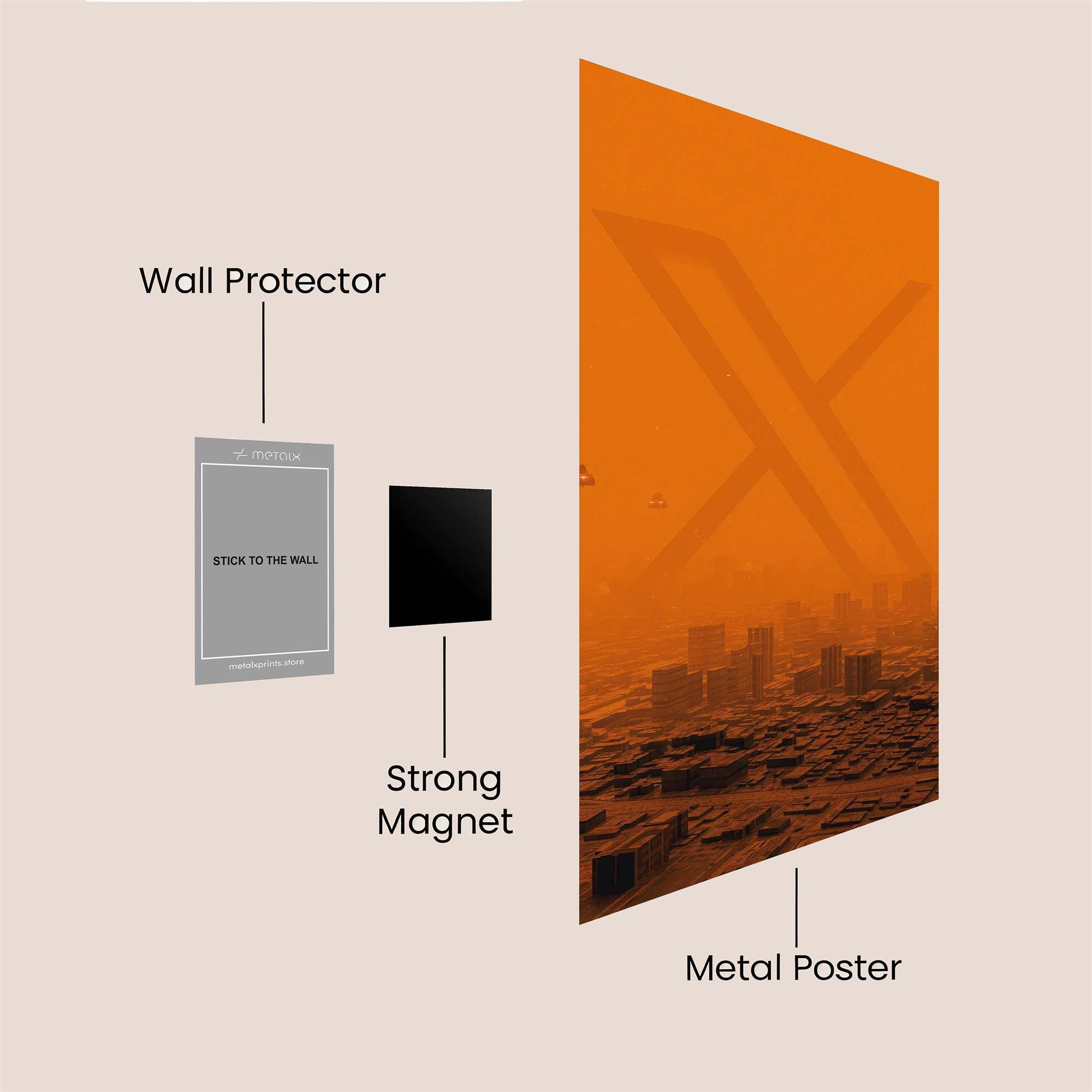 DustStorm Gloom Safe Wall Magnetic / M