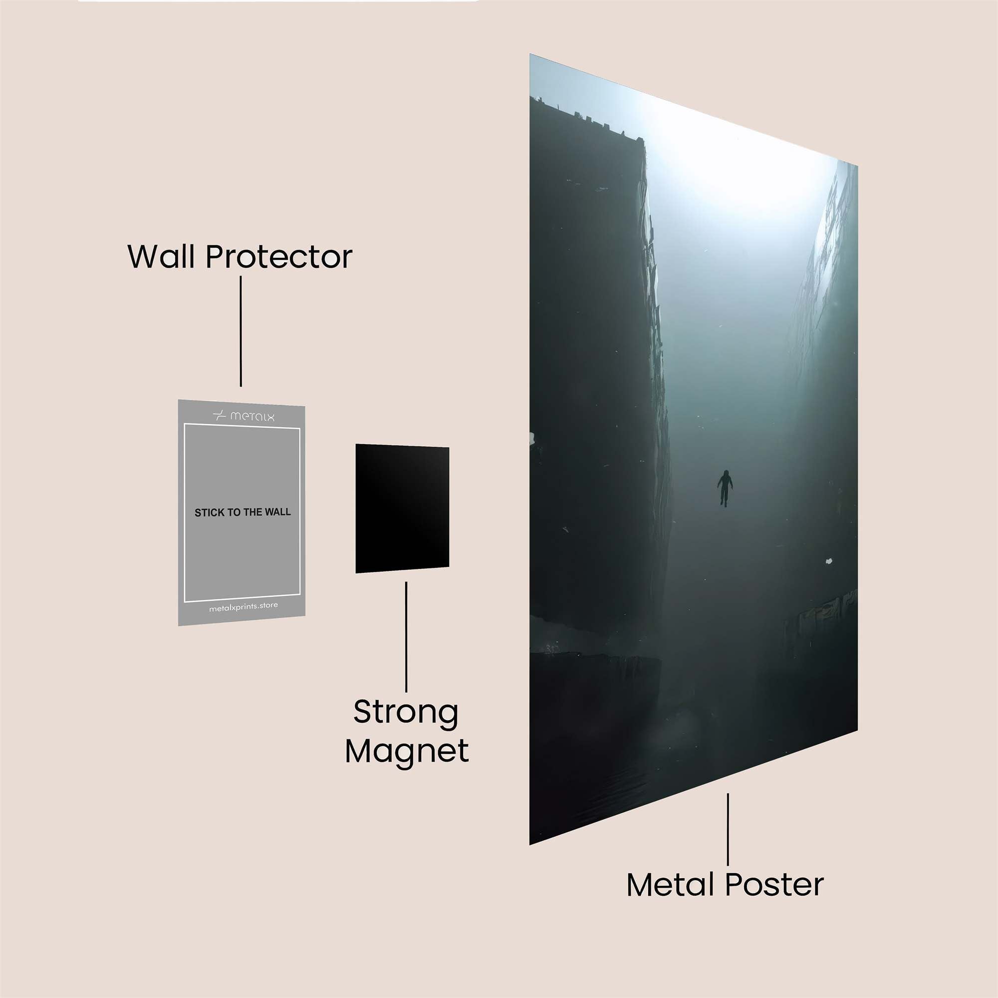 Abyss Descent Safe Wall Magnetic / M