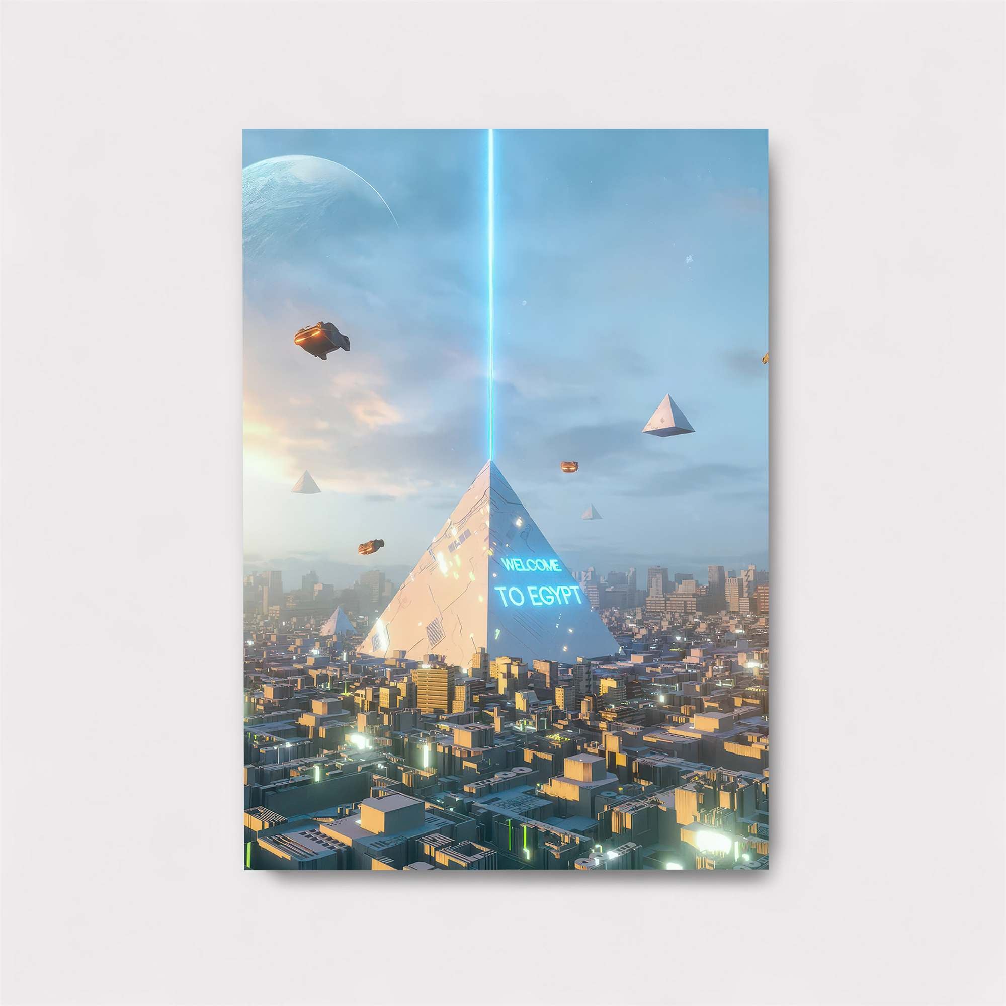 Egypt Futuristic Safe Wall Magnetic / M