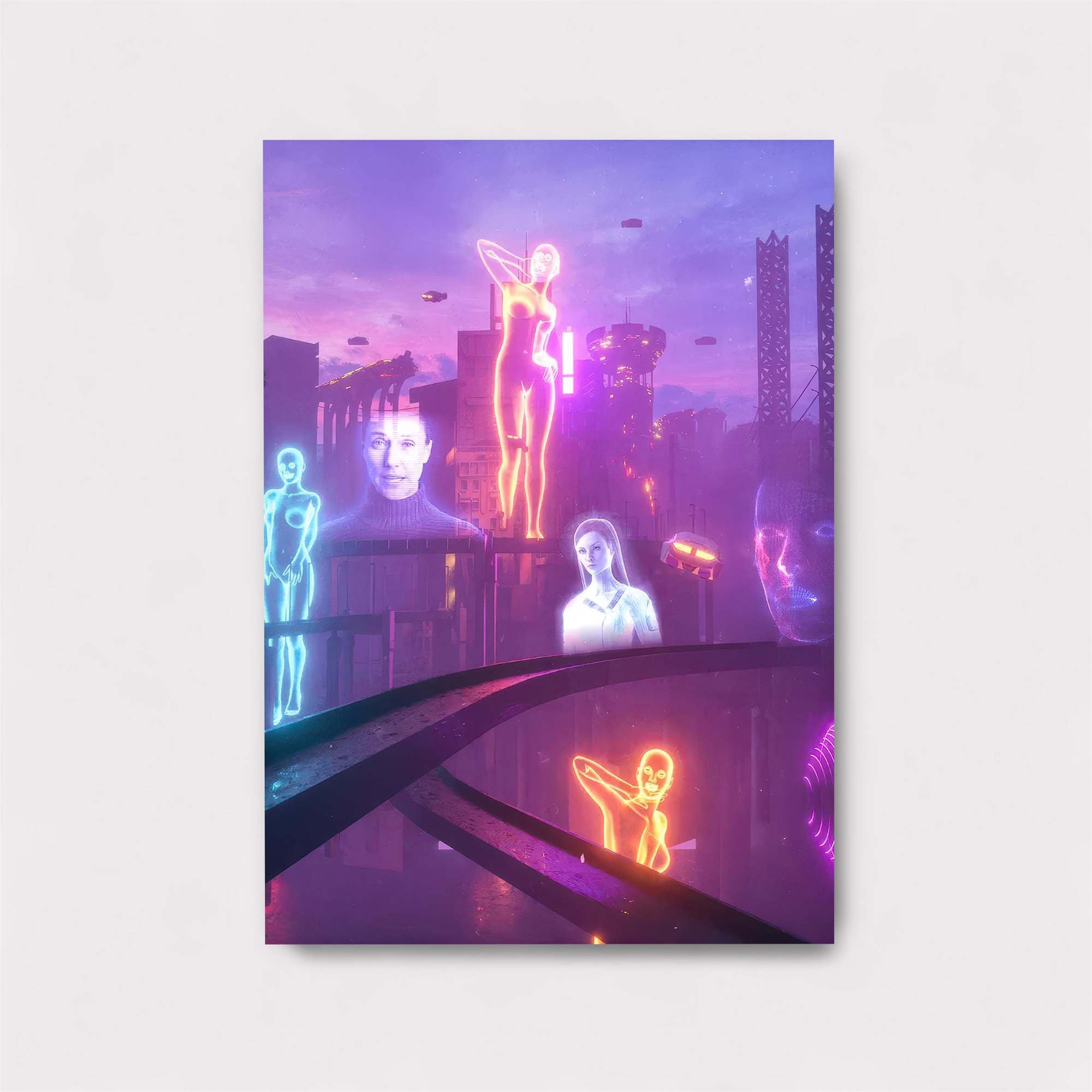 Neon Dreamscape Safe Wall Magnetic / M