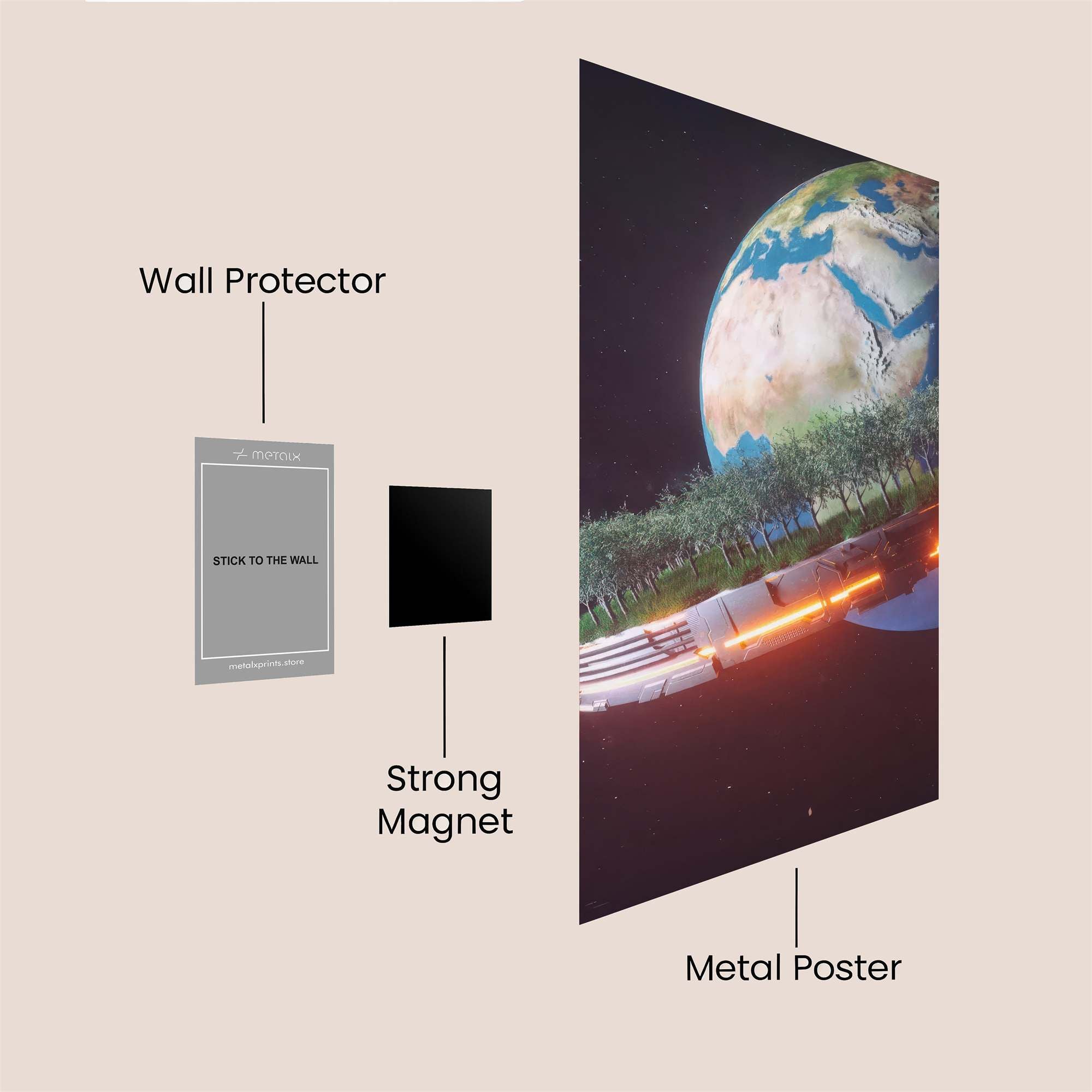 Earth Serenity Safe Wall Magnetic / M
