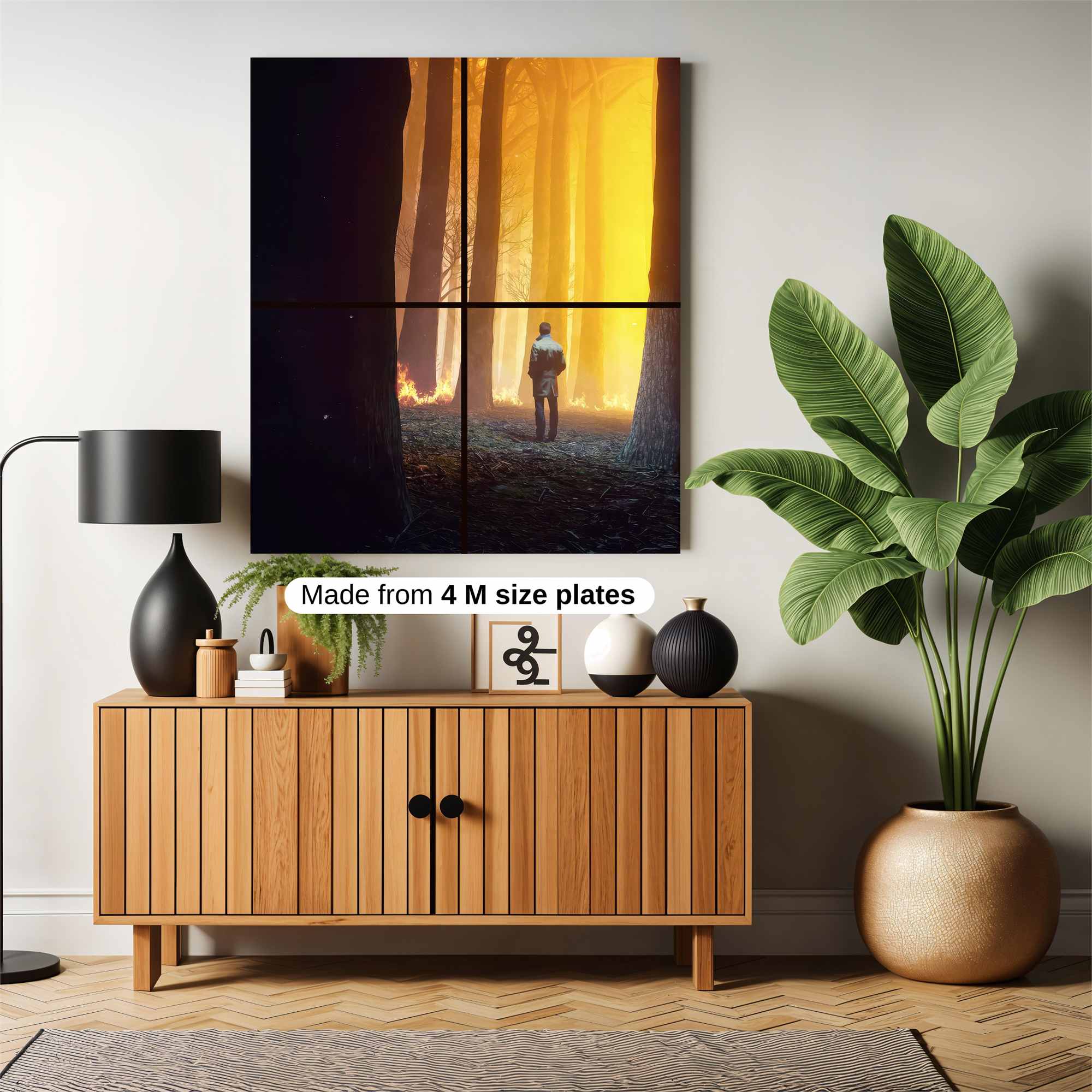 Forest Blaze Safe Wall Magnetic / M