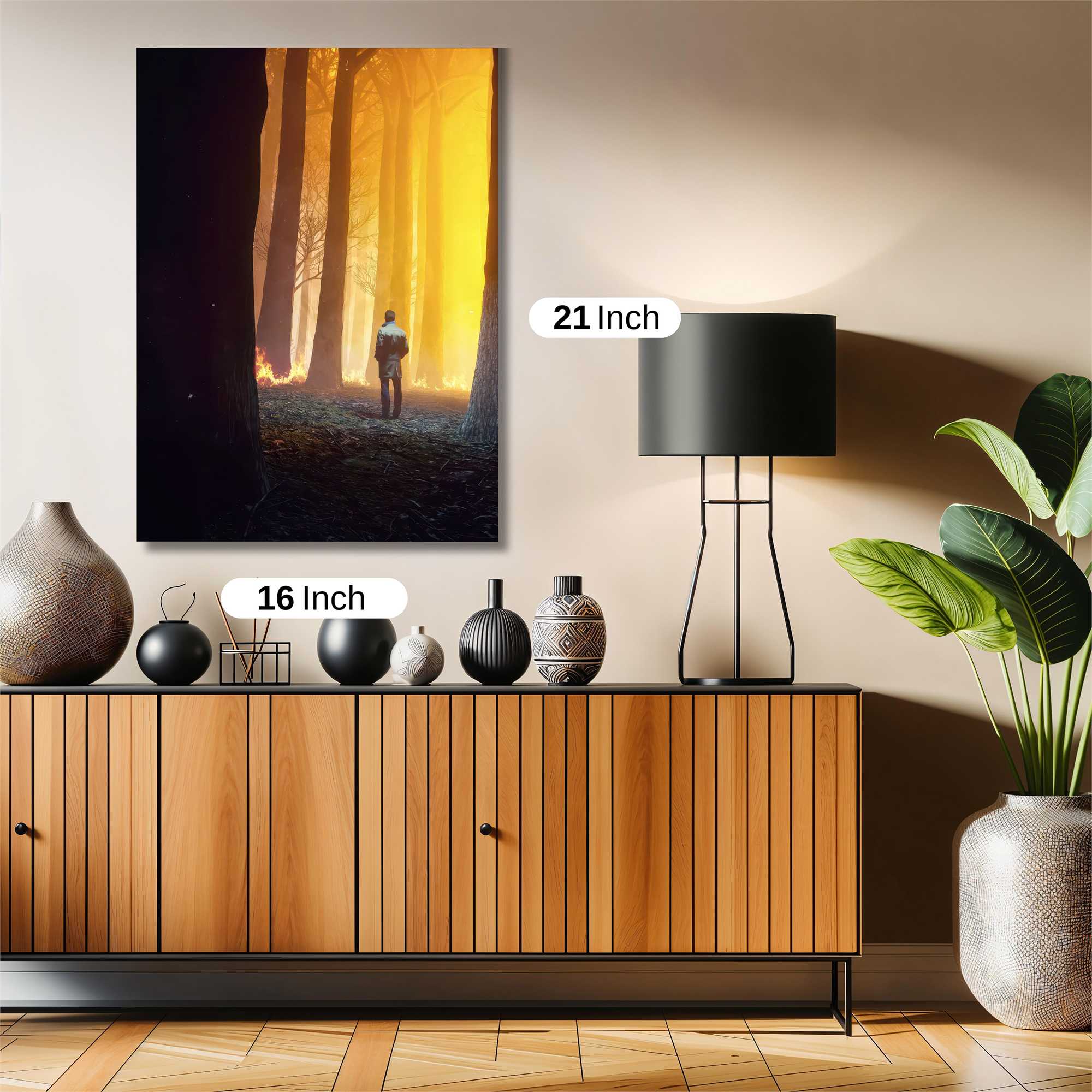 Forest Blaze Safe Wall Magnetic / M