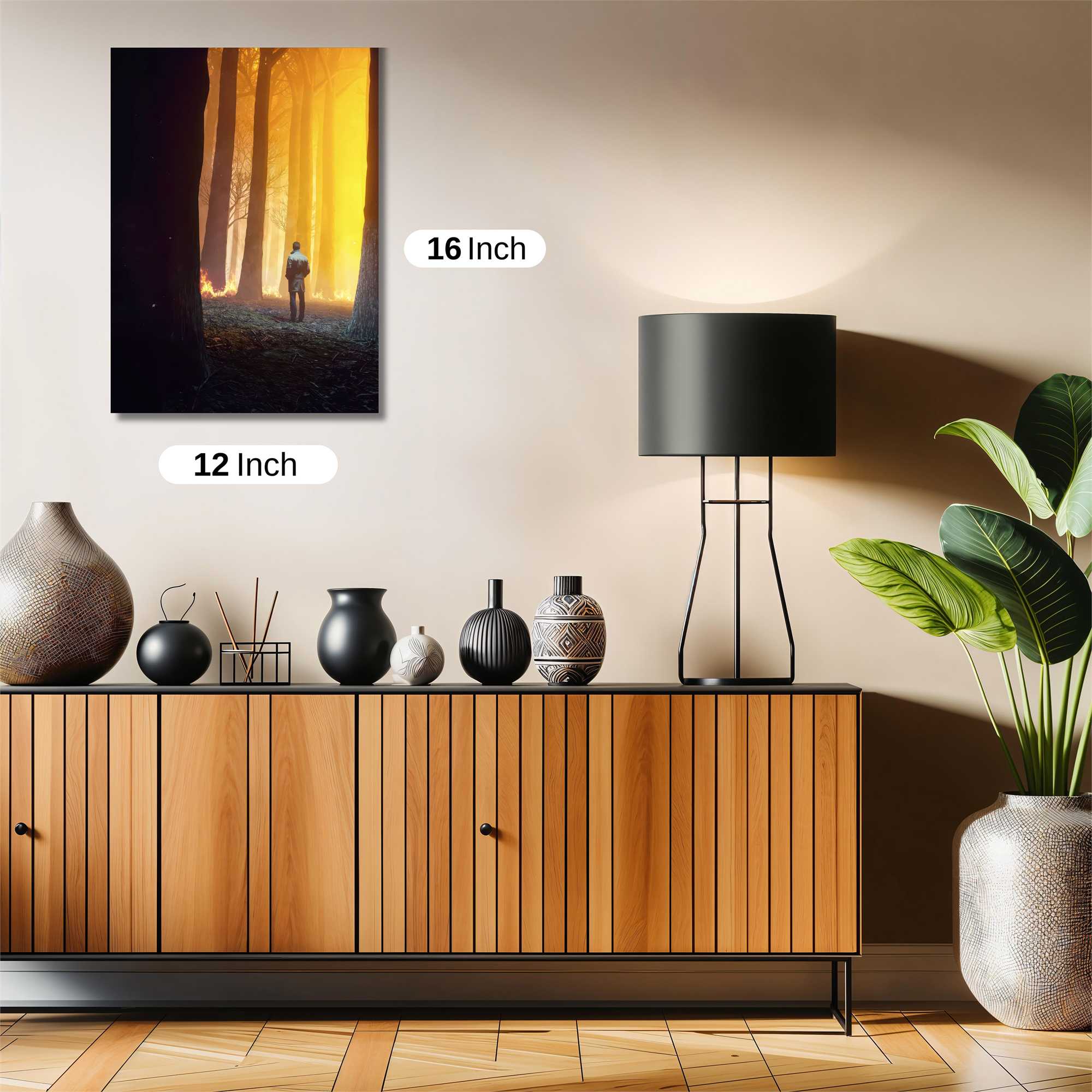 Forest Blaze Safe Wall Magnetic / M