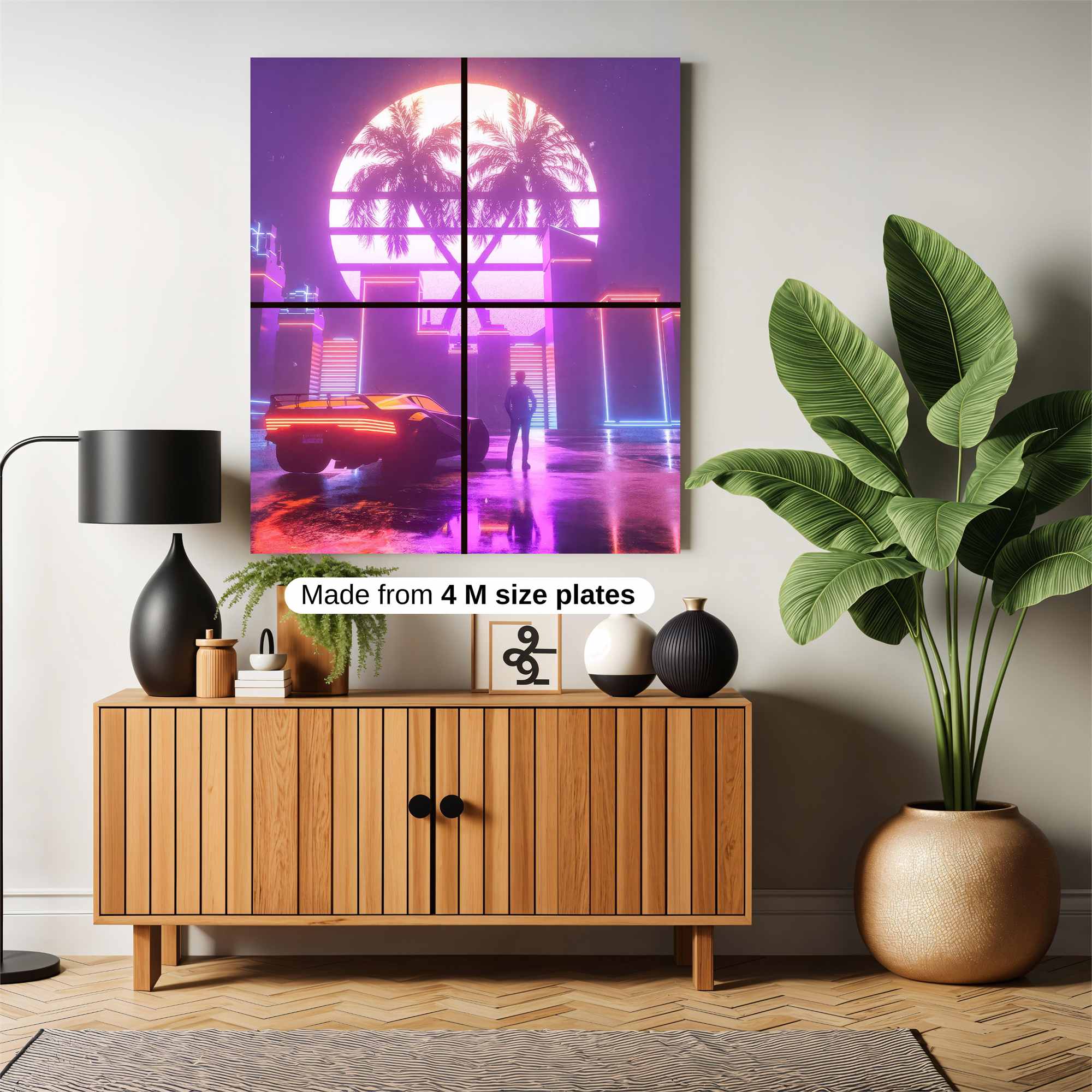 Neon Paradise Safe Wall Magnetic / M