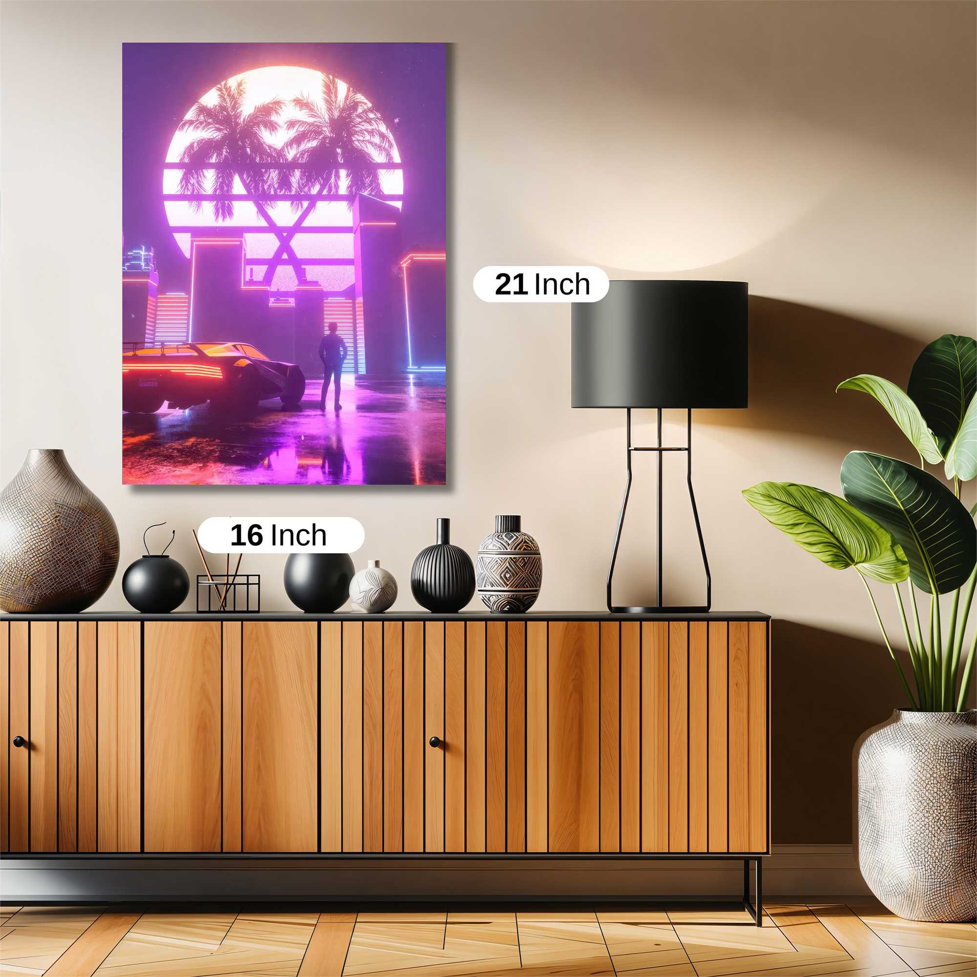 Neon Paradise Safe Wall Magnetic / M