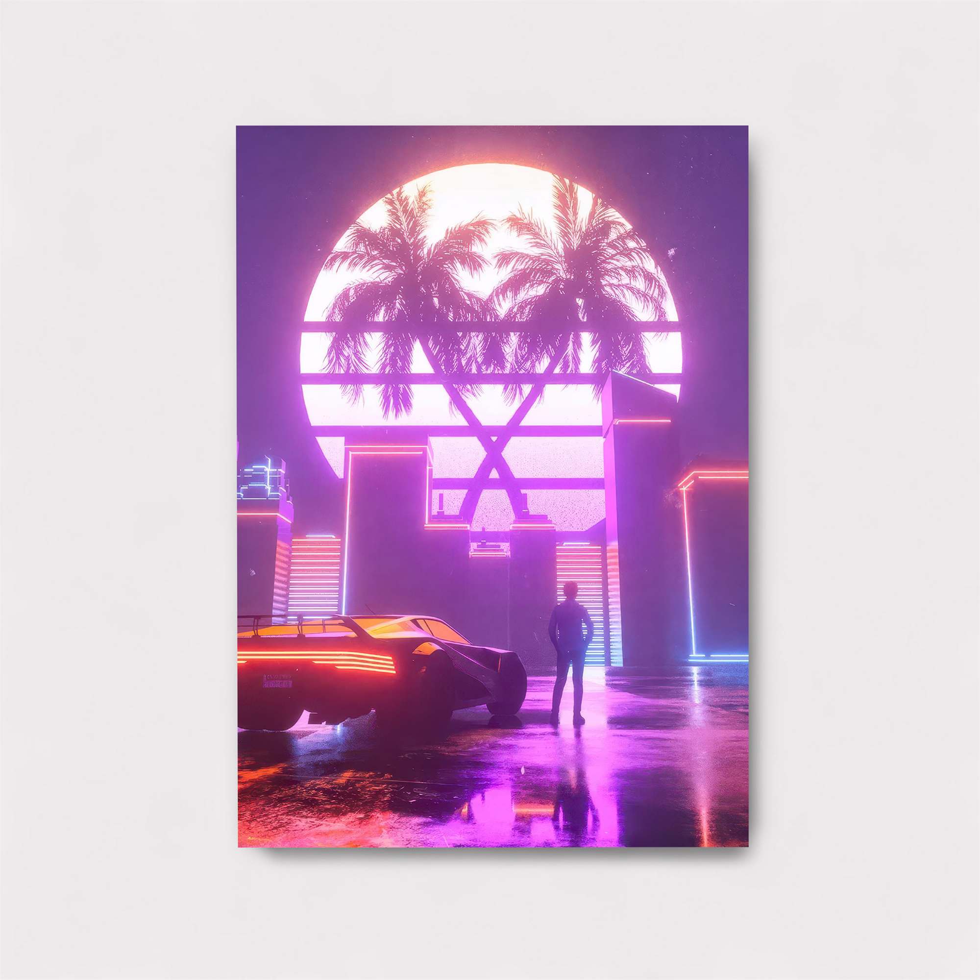 Neon Paradise Safe Wall Magnetic / M