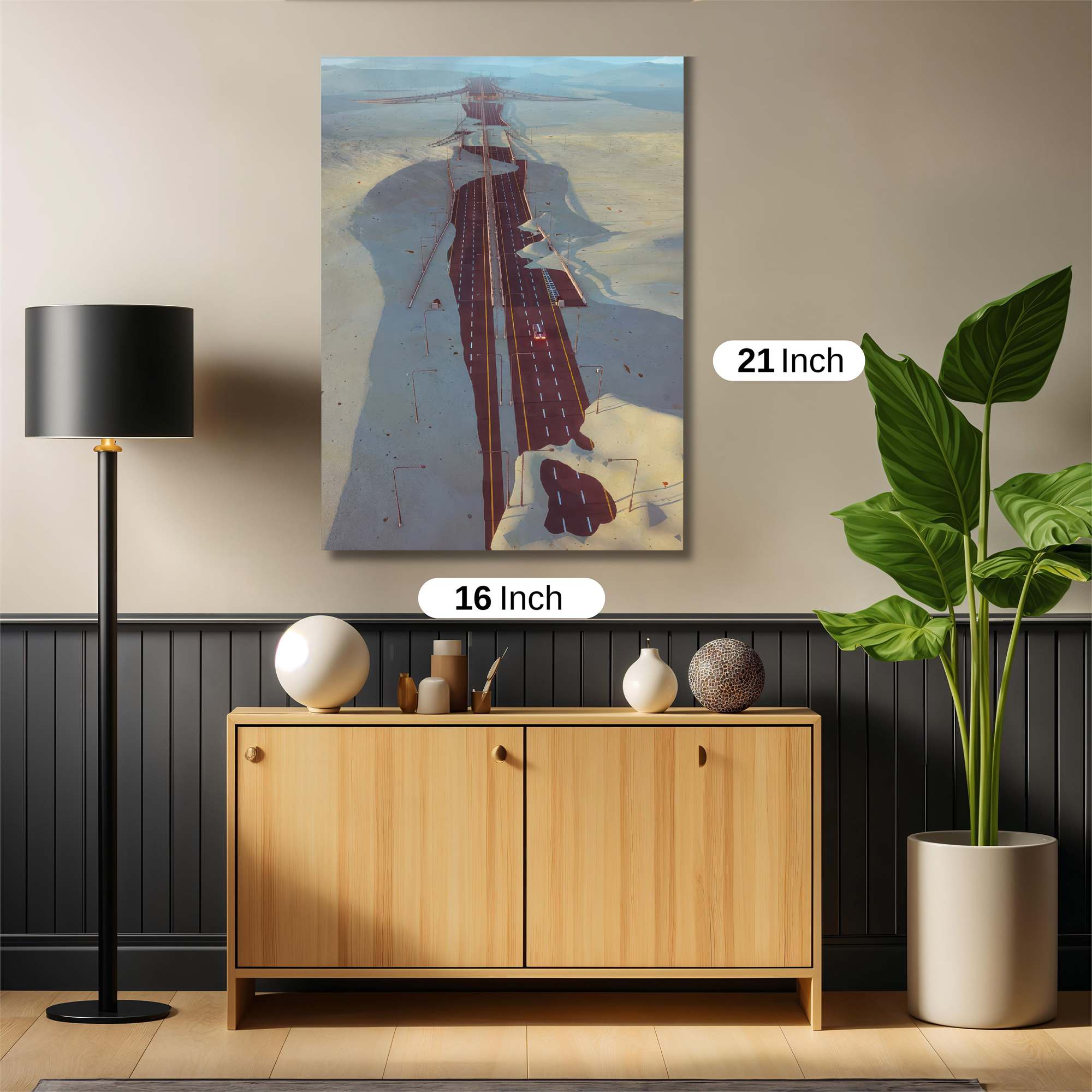 Highway Dreamscape Safe Wall Magnetic / M