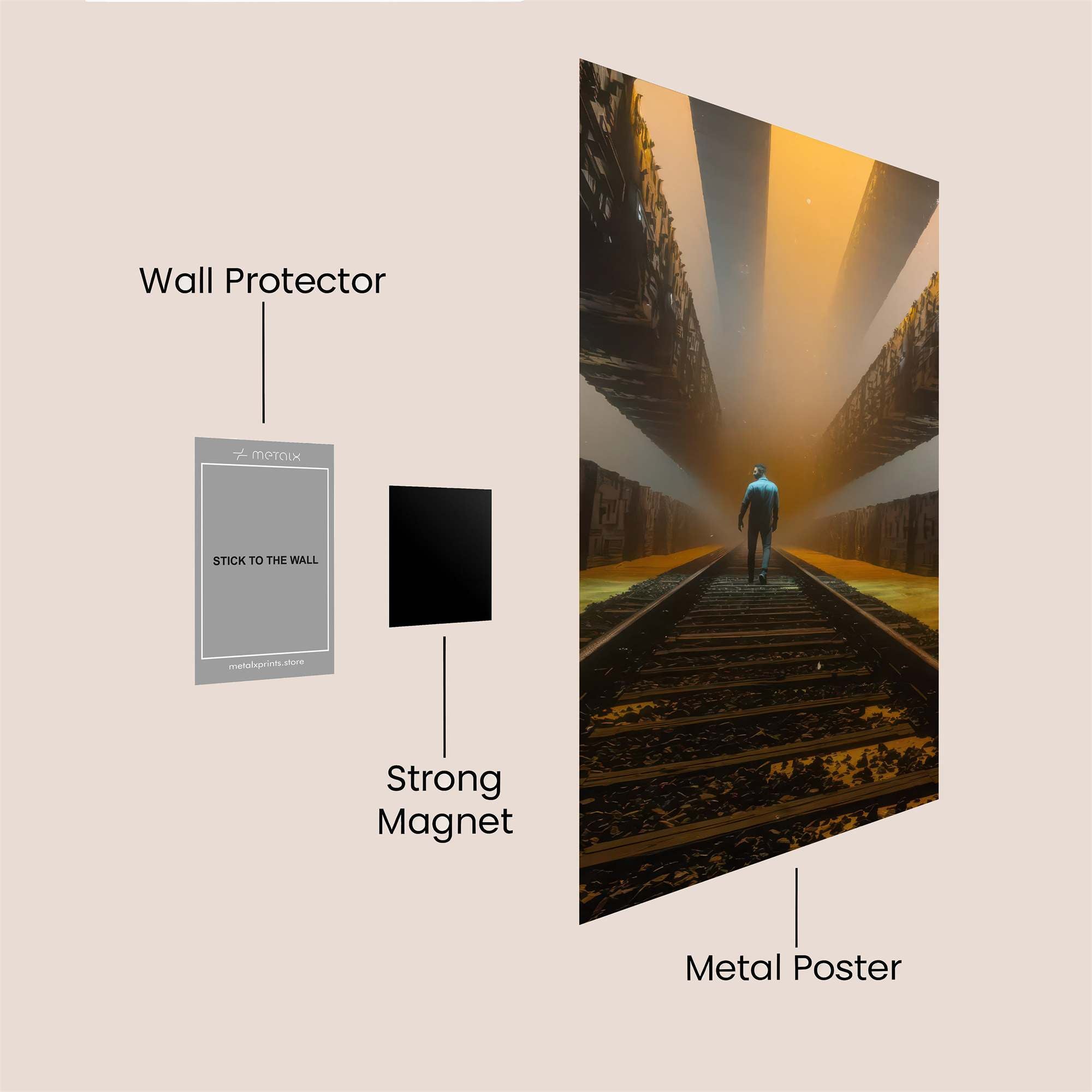 Journey Enigmatic Safe Wall Magnetic / M