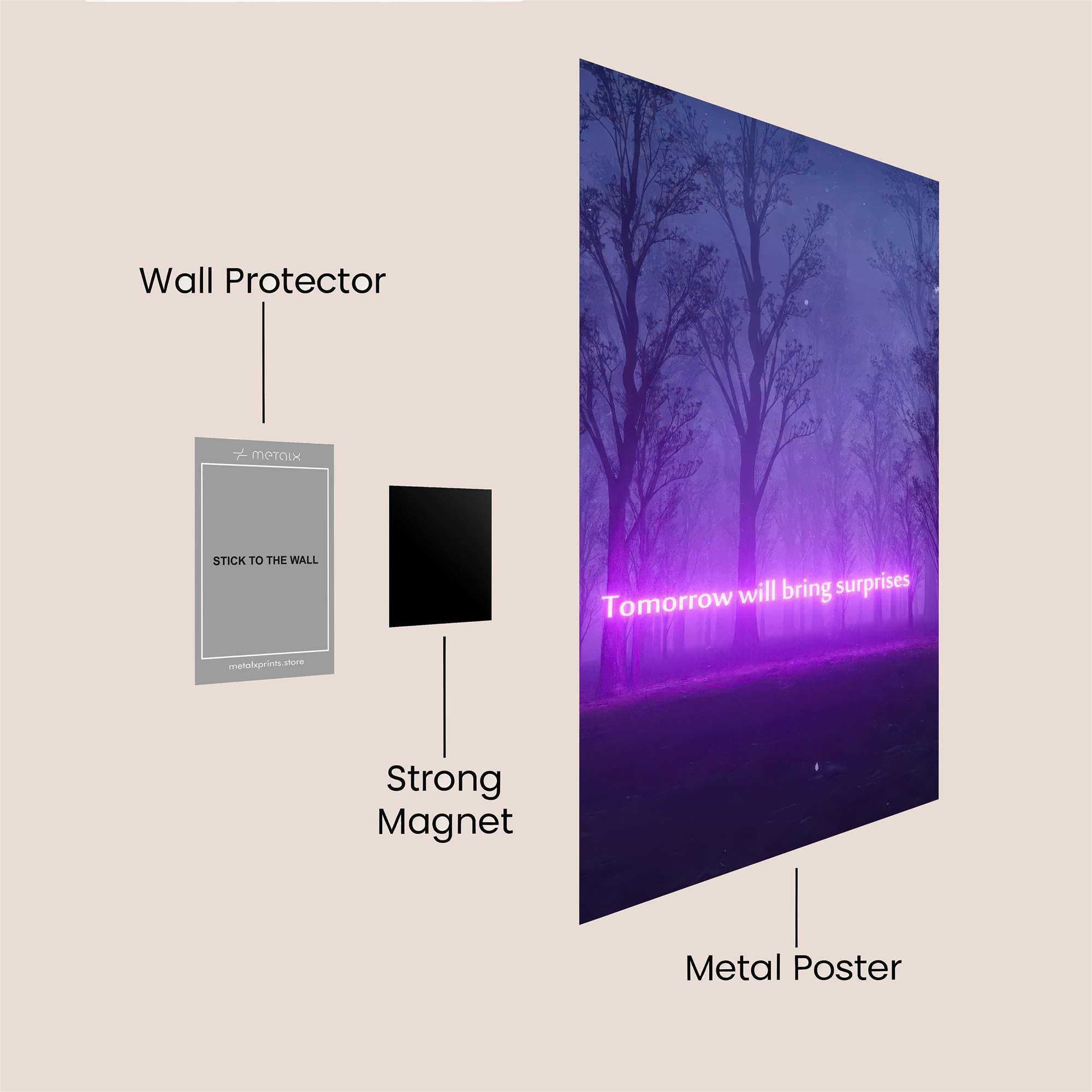 Forest Mystery Safe Wall Magnetic / M