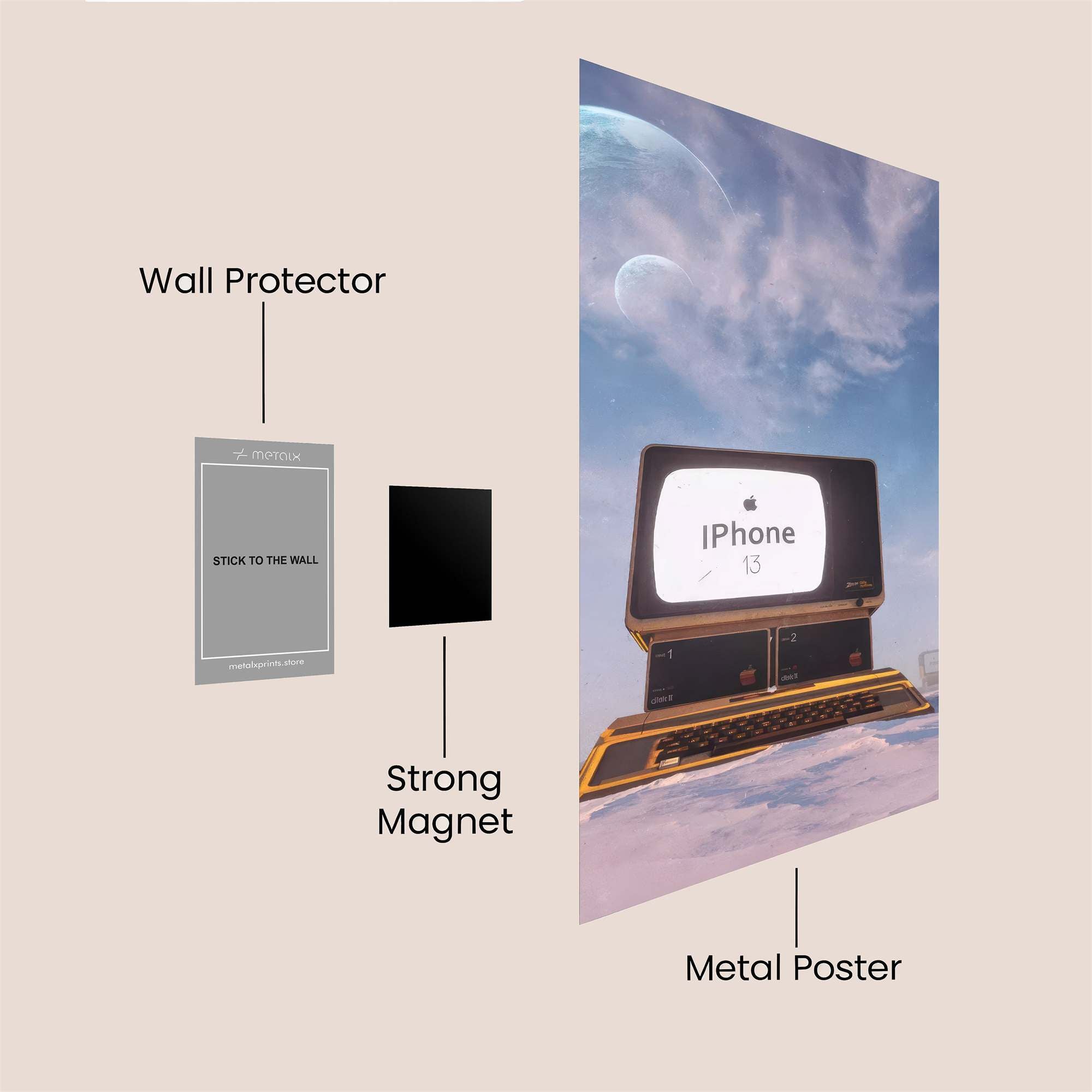 RetroFuture Safe Wall Magnetic / M