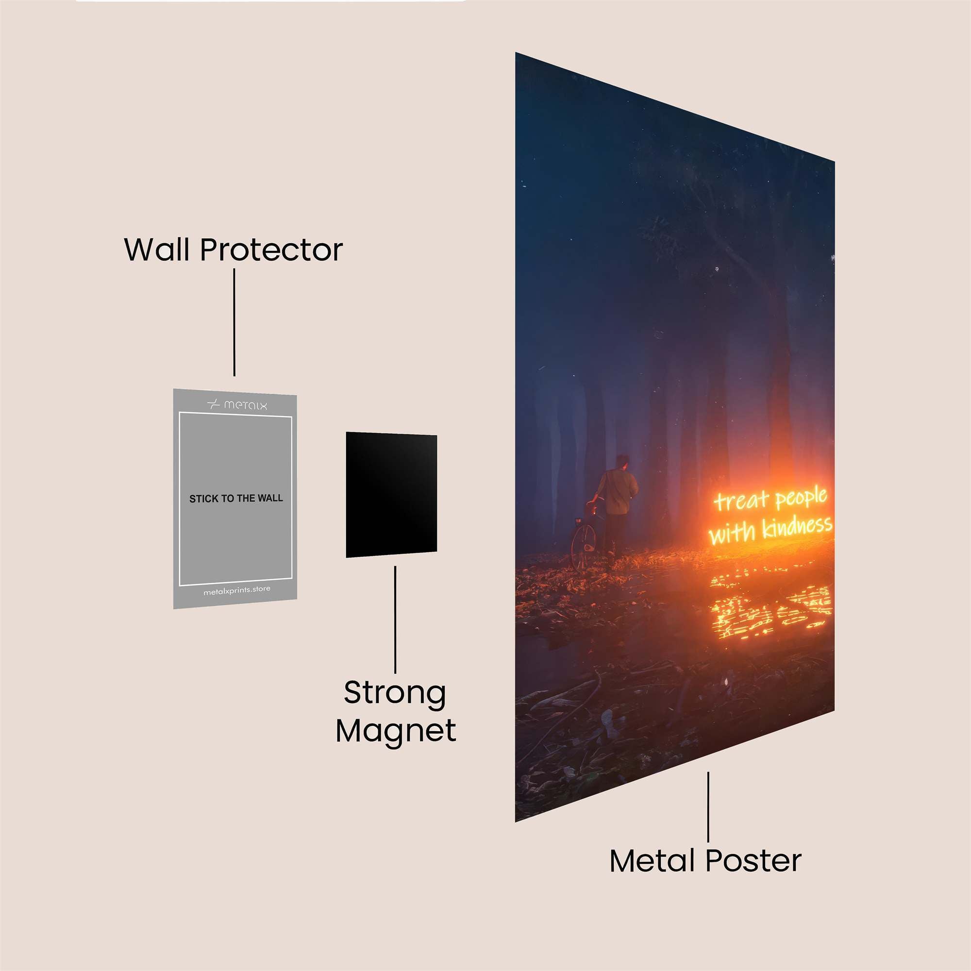 Kindness Echo Safe Wall Magnetic / M