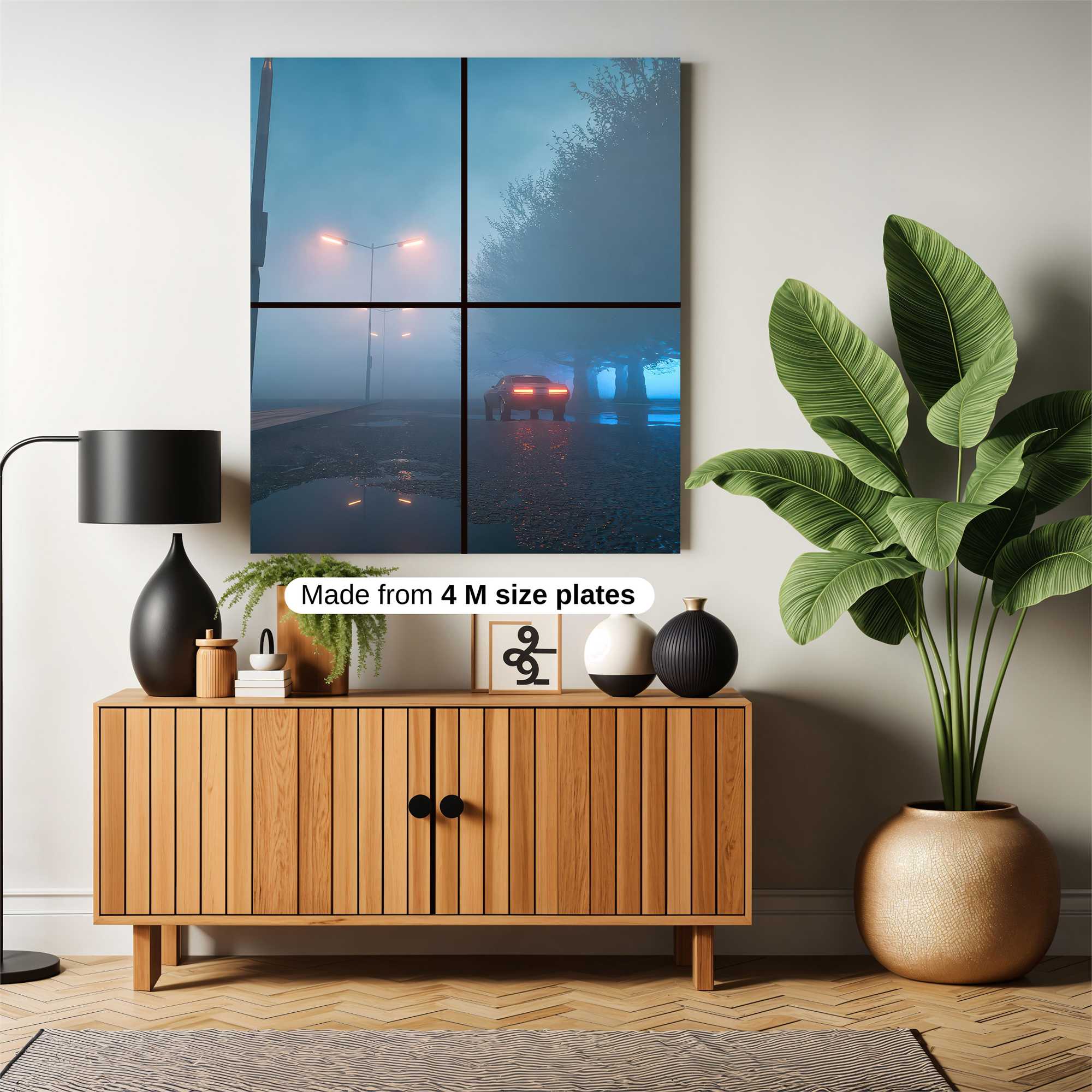 Foggy Solitude Safe Wall Magnetic / M